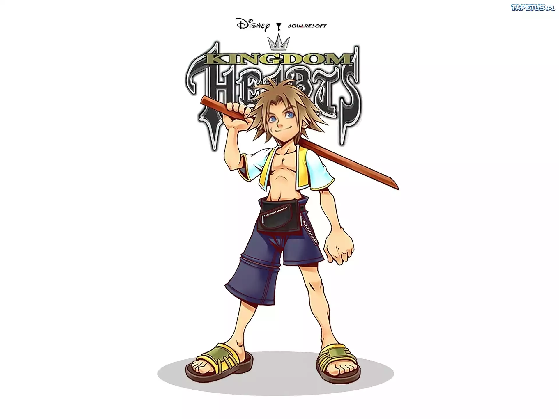 Kingdom Hearts, postać, mężczyzna, kij