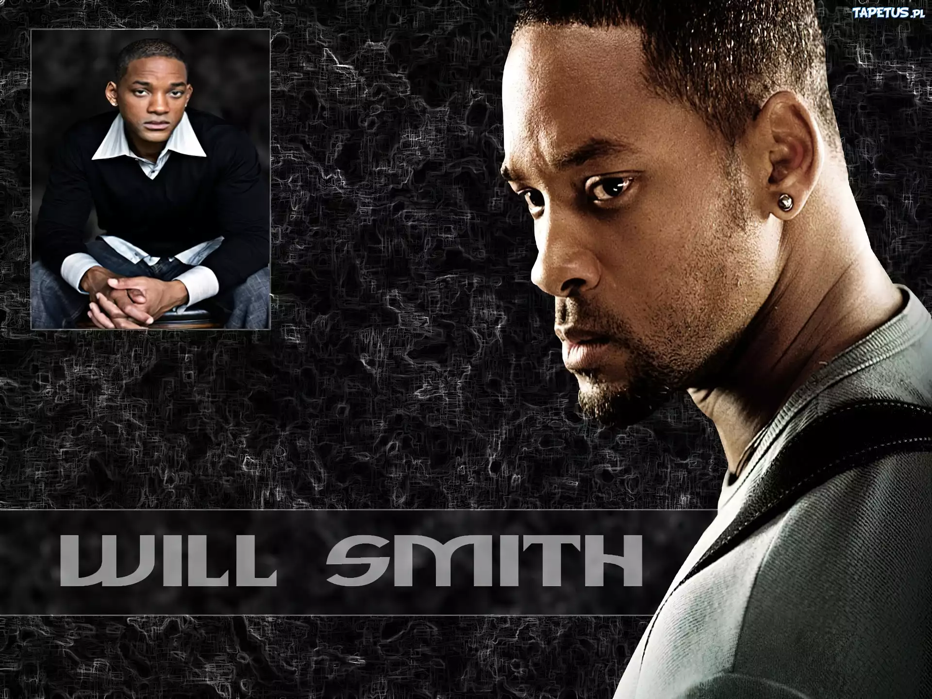 Will Smith, czarny sweterek