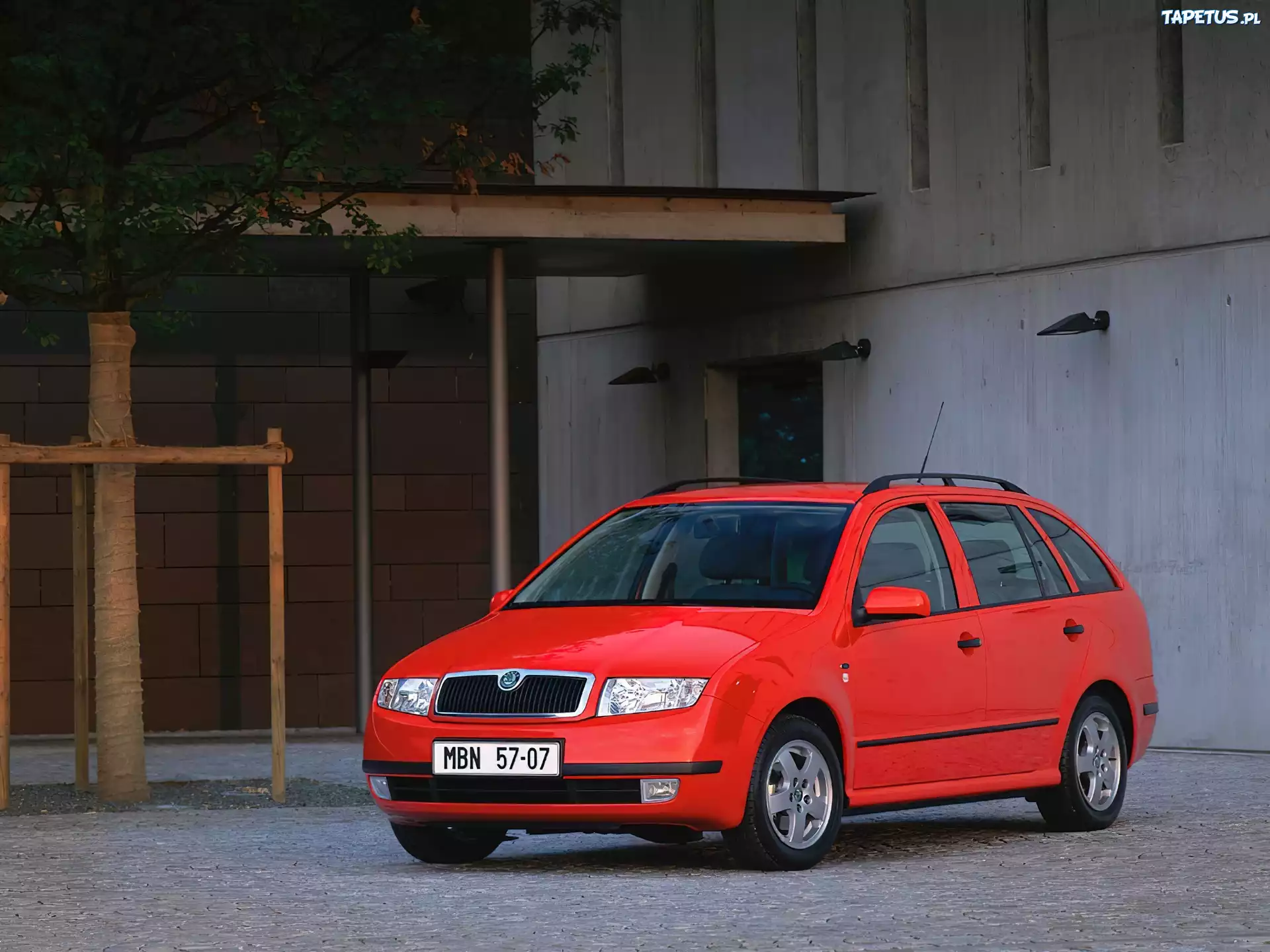 Czerwona, Skoda Fabia, Kombi