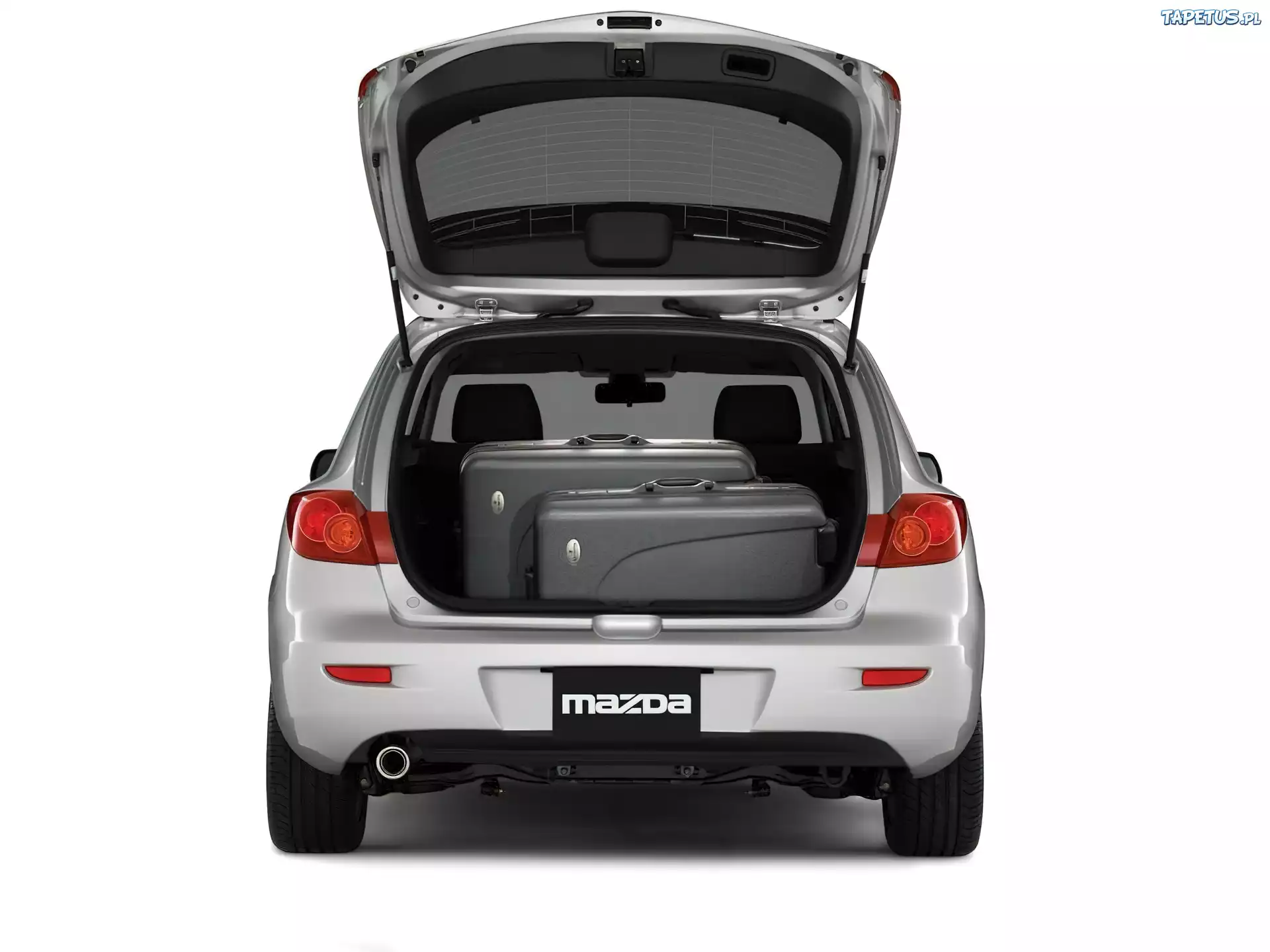 Mazda 3, Tył, Bagażnik