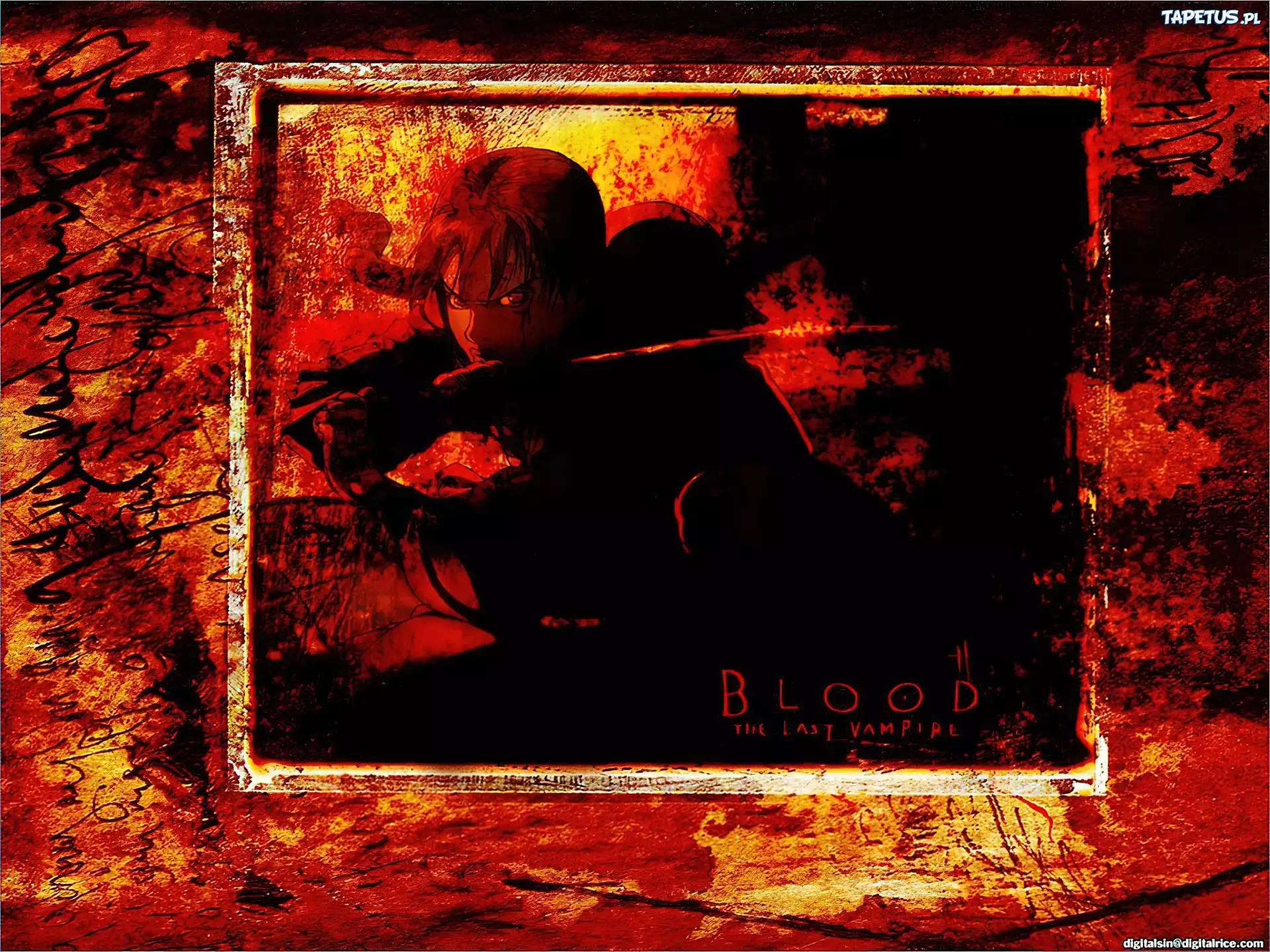 Blood The Last Vampire, krew, postać, ramka