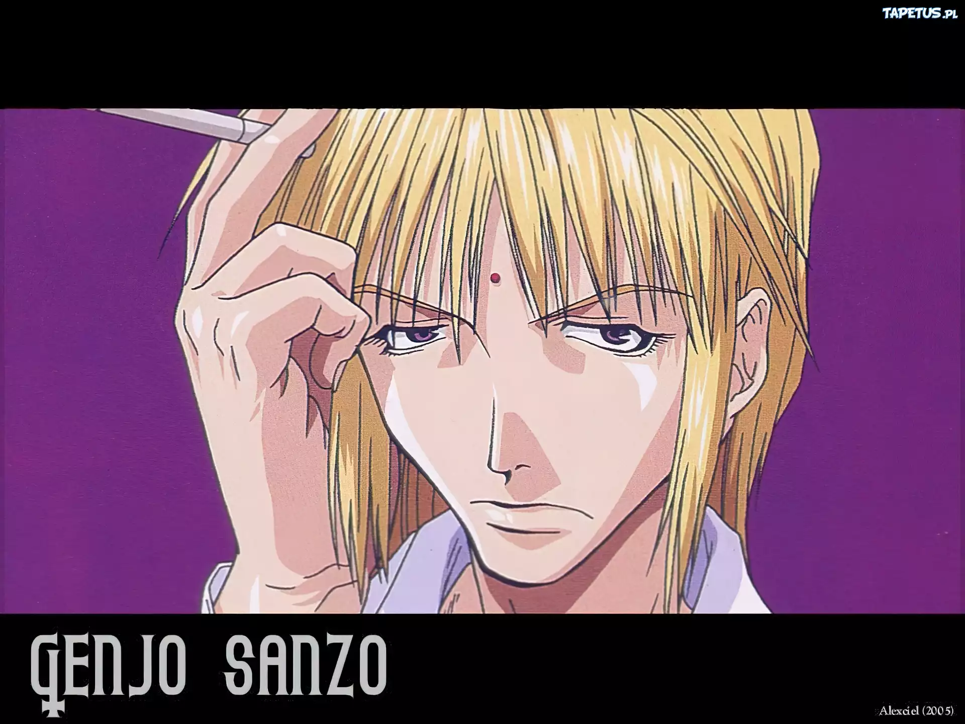 Saiyuki, papieros, genjo, sanzo