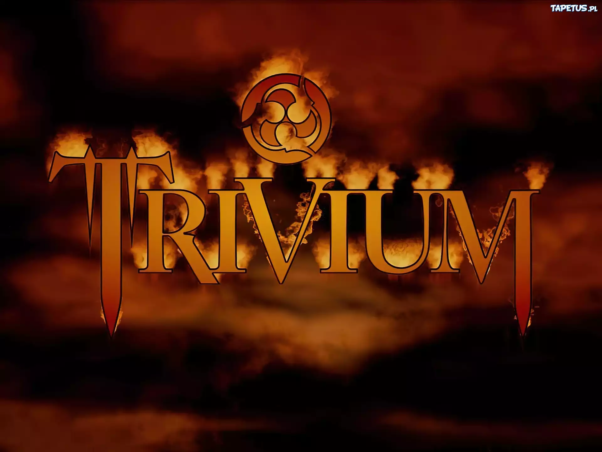 Trivium,ogień, płomienie