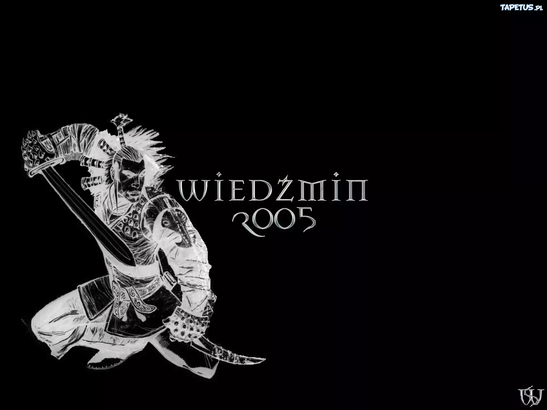 The Witcher, szkic, postać, miecz