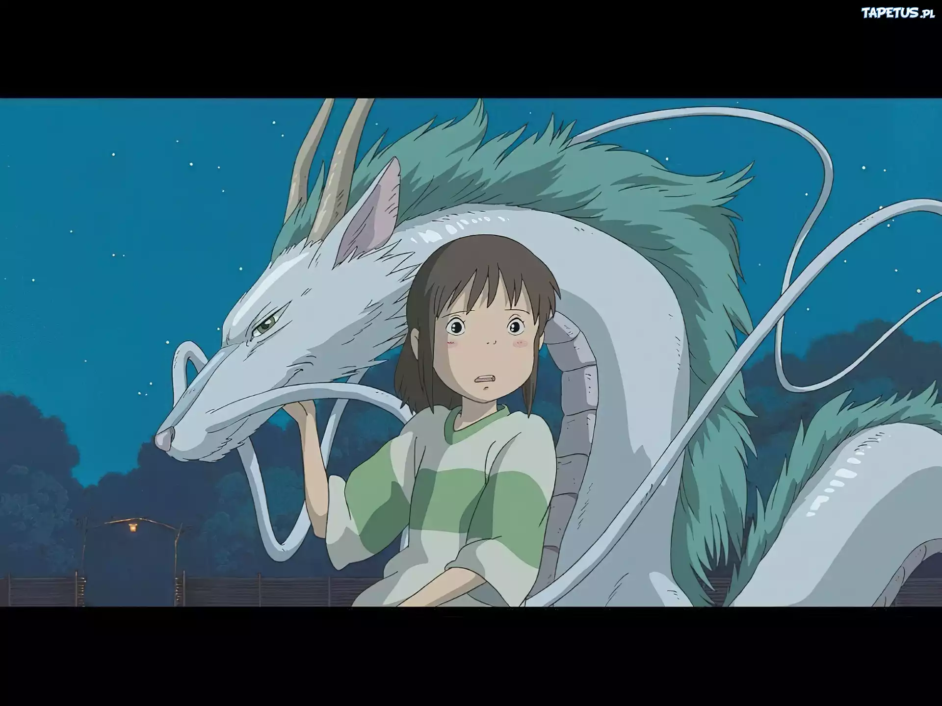 Spirited Away, chłopak, zwierz