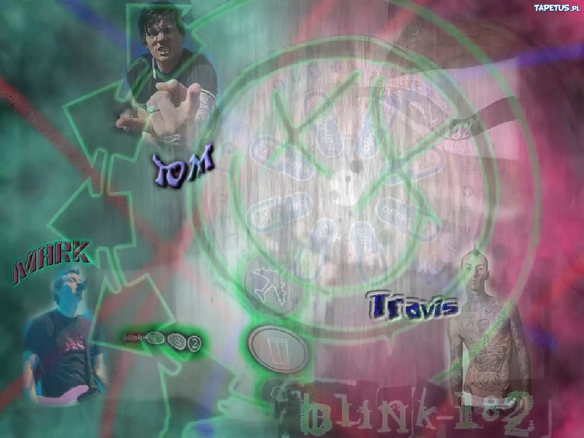 Blink 182,Tom ,Travis,Mark