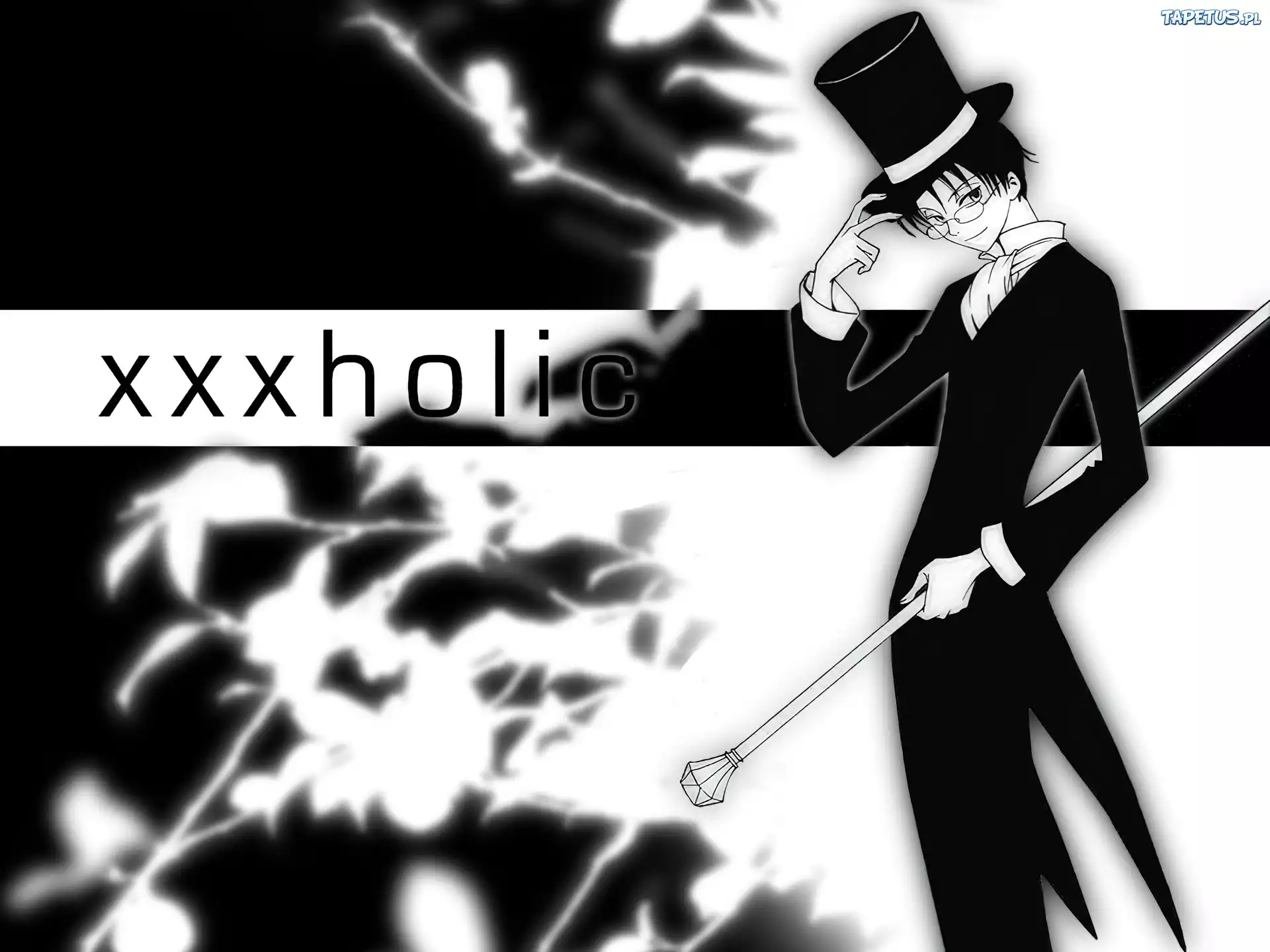 cylinder, smoking, postać, Xxxholic