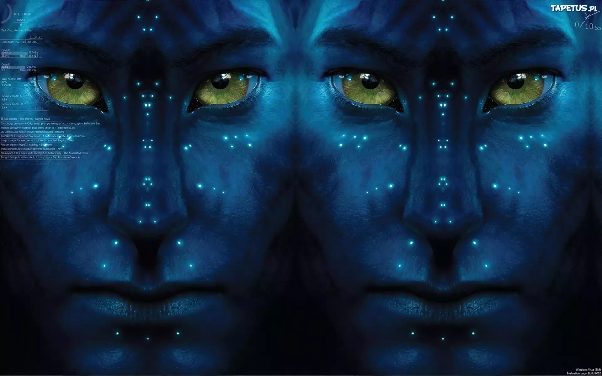 Avatar, Oczy