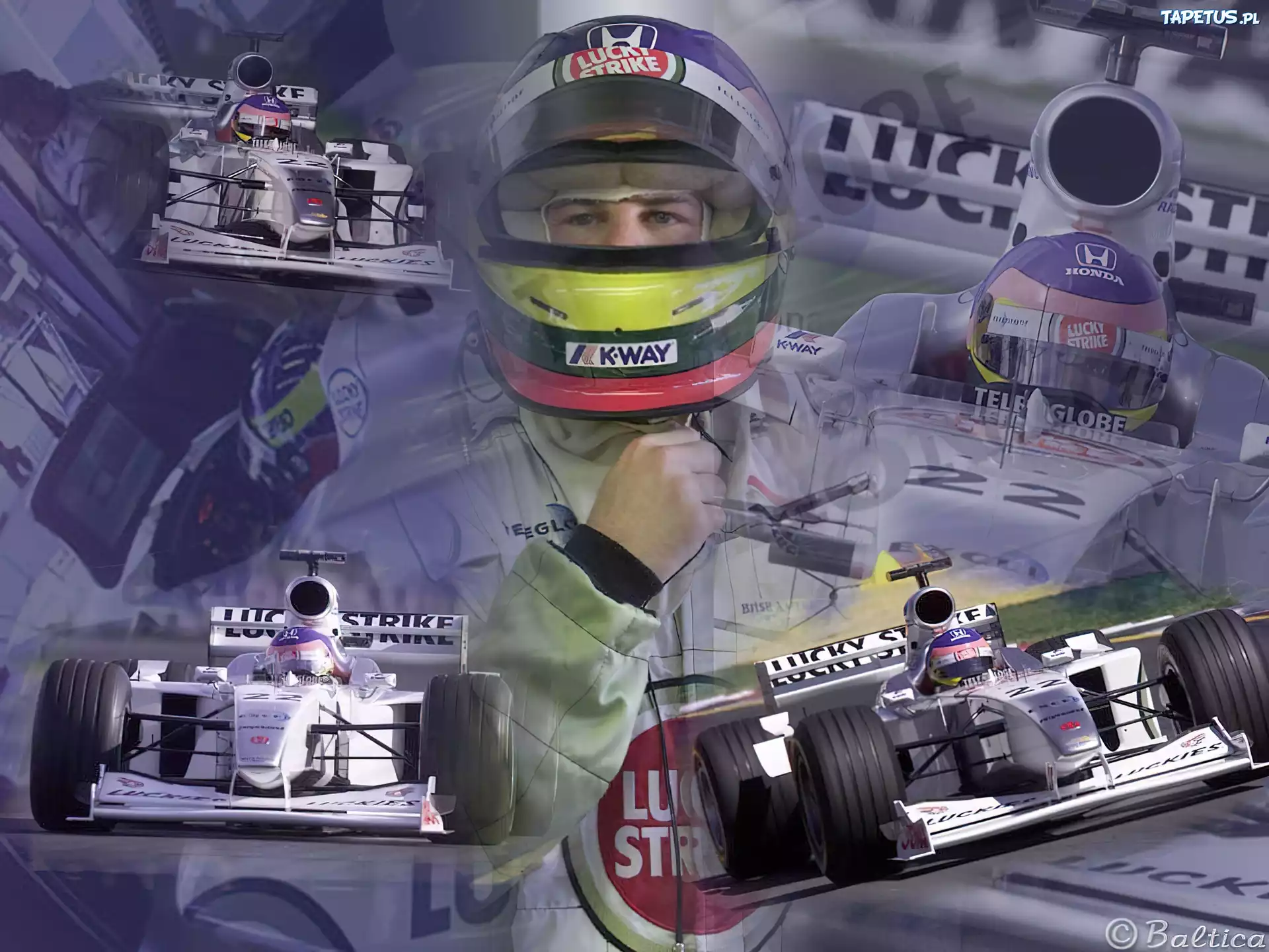 Formuła 1,bolidy , kask