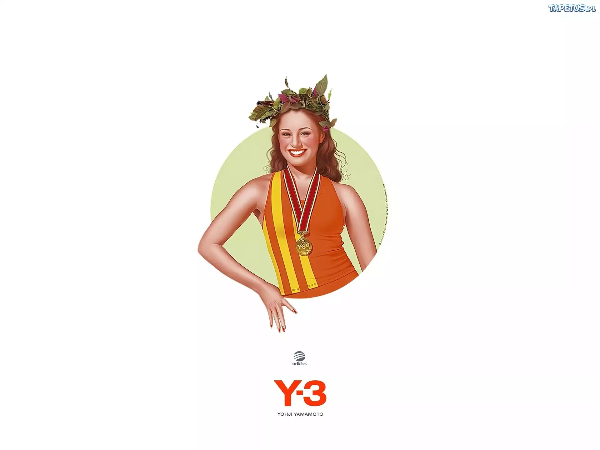 Adidas, kobieta, medal, sport