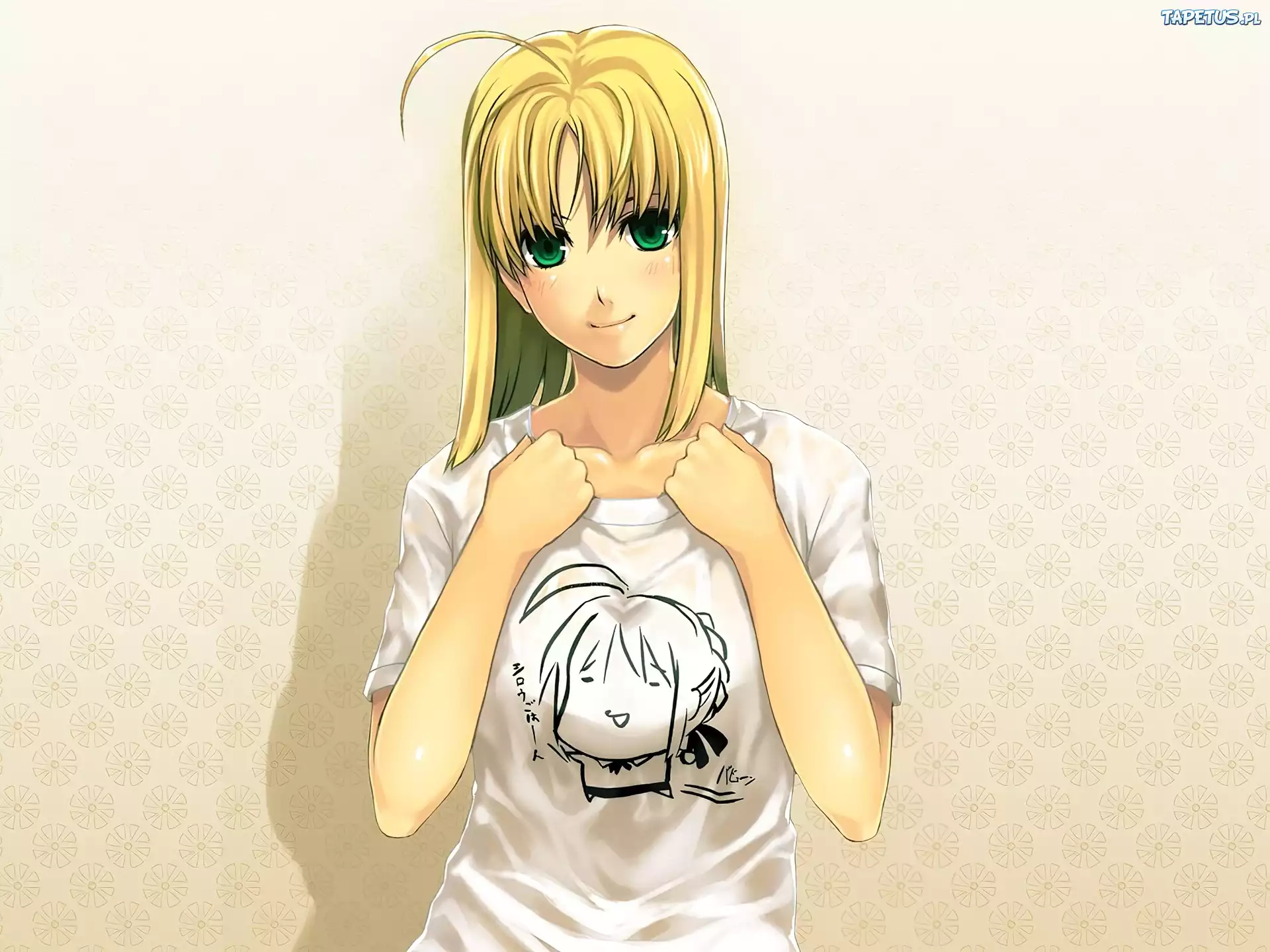 Fate Stay Night, t-shirt, dziewczyna