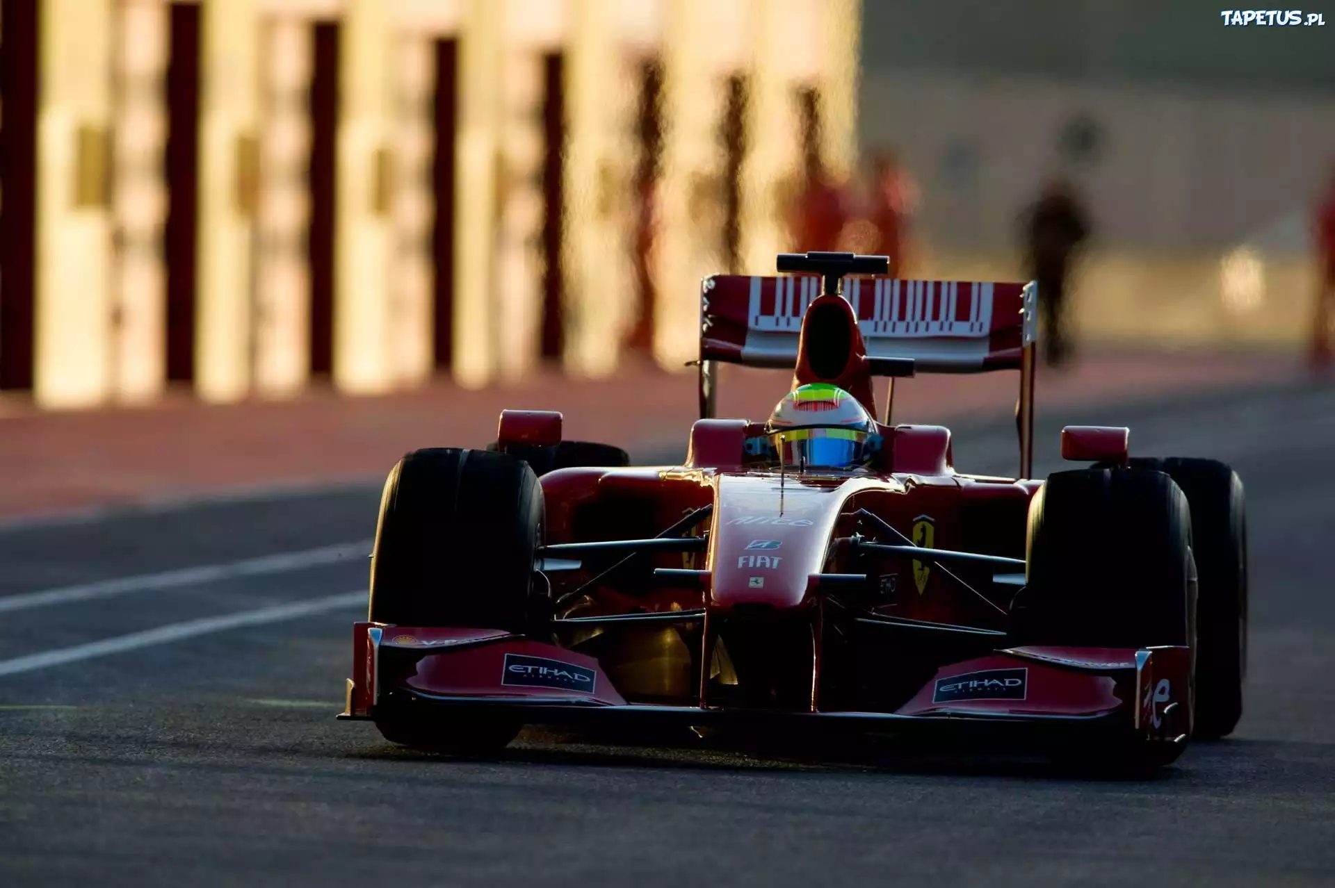 Ferrari, F1, Cień, Słońce