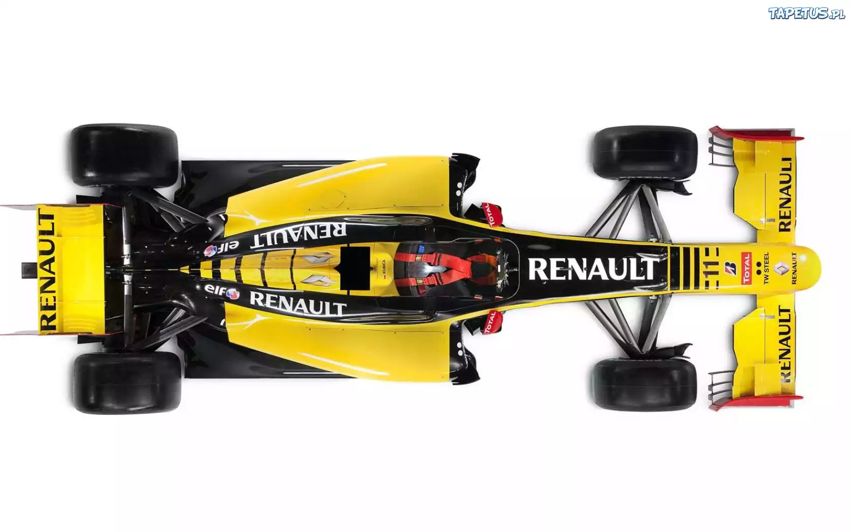 F1, Formula, Renault, Widok, Góra