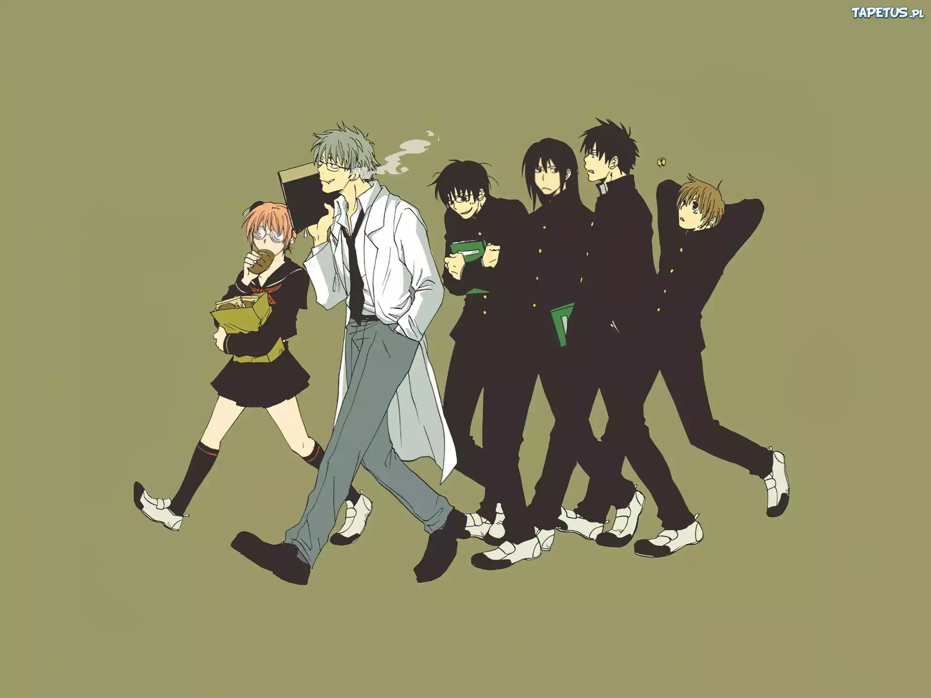 Gintama, Czarny, Ubiór, Postacie