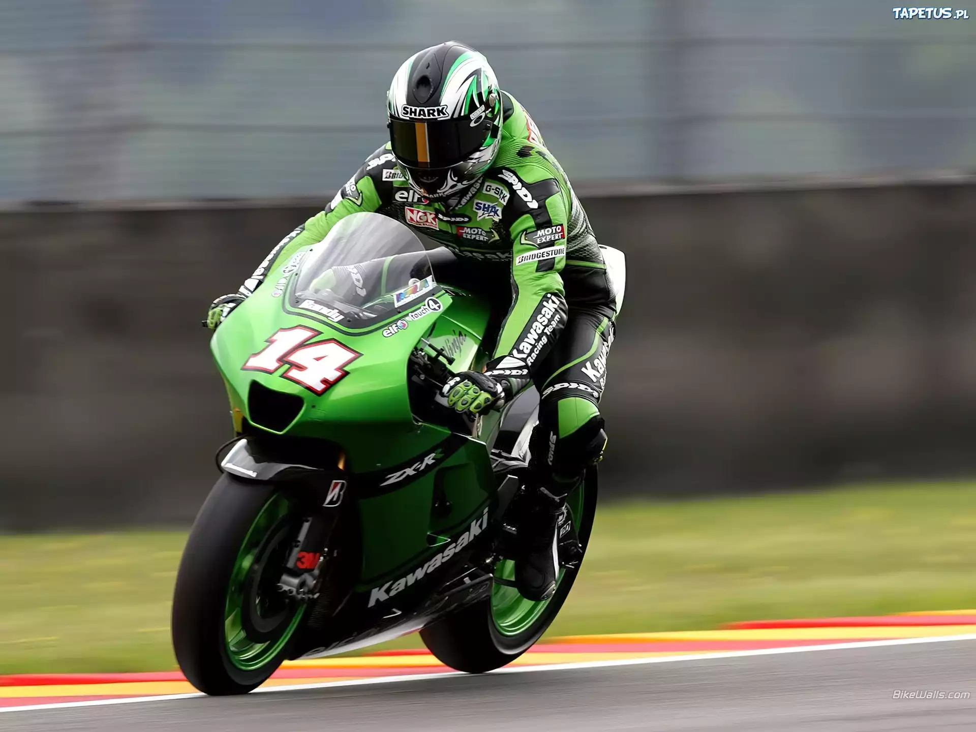 Zielony, Motor Kawasaki