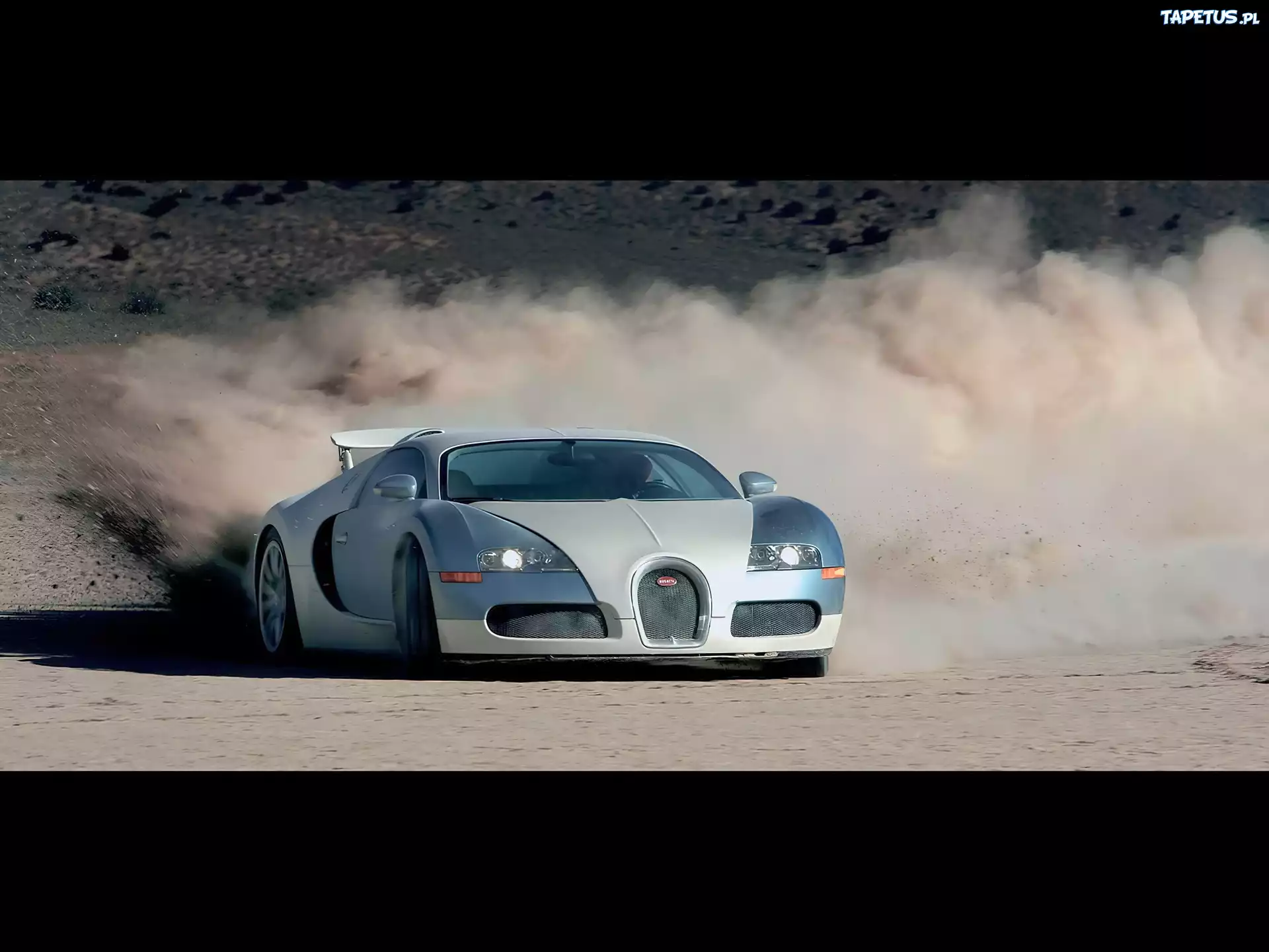 Bugatti Veyron, Zakręt, Szuter
