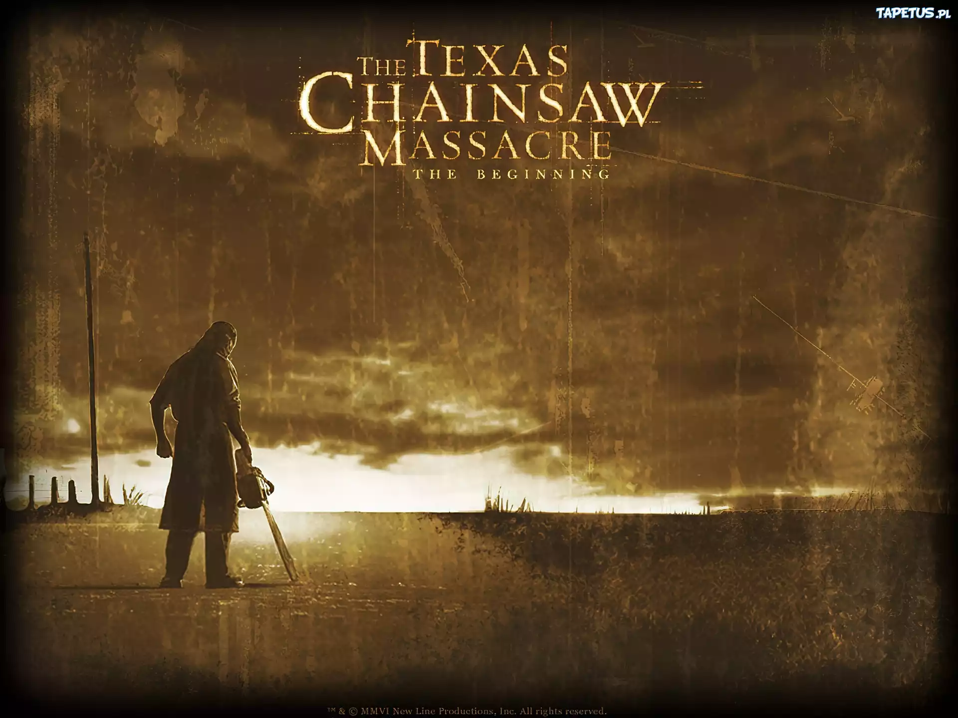 Texas Chainsaw Massacre The Beginning, piła łańcuchowa, człowiek, droga