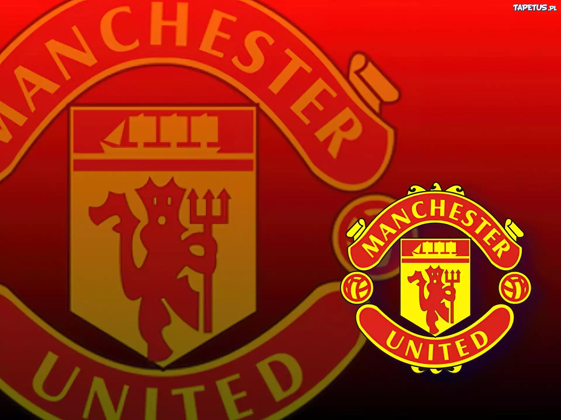 Czerwone, Logo, Manchester United