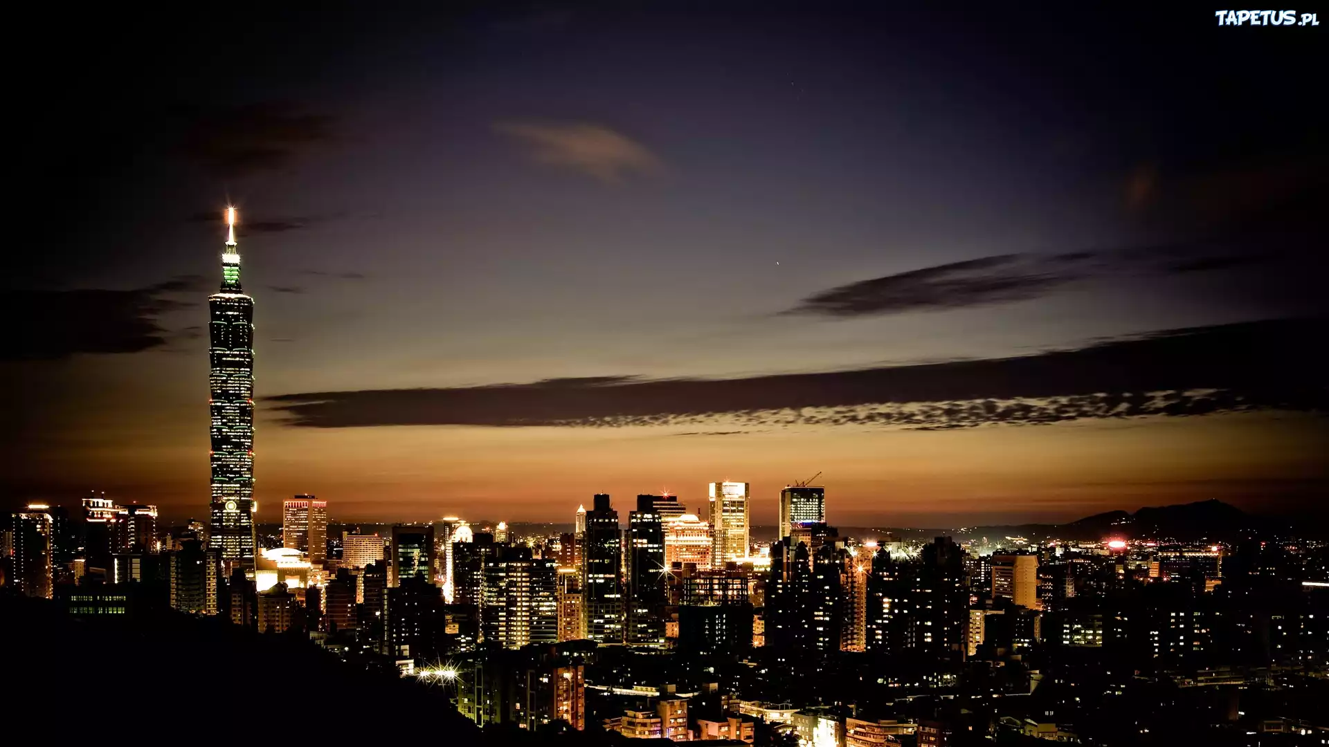 Taipei, Miasto, Noc