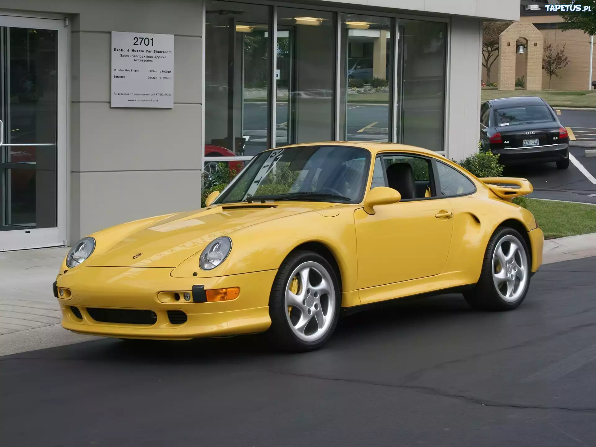 żółte, Porsche 993