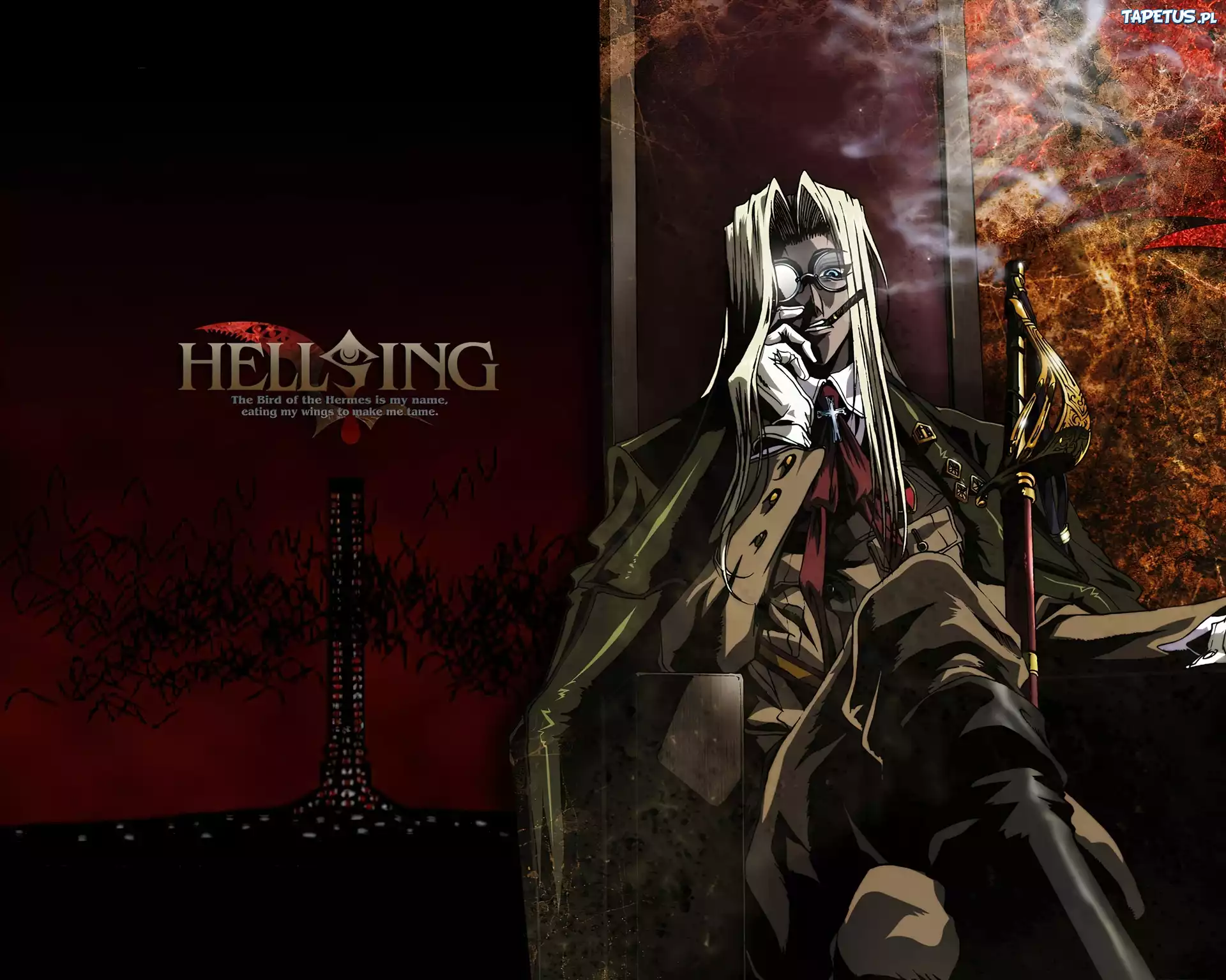 Hellsing, Fajka, Okulary