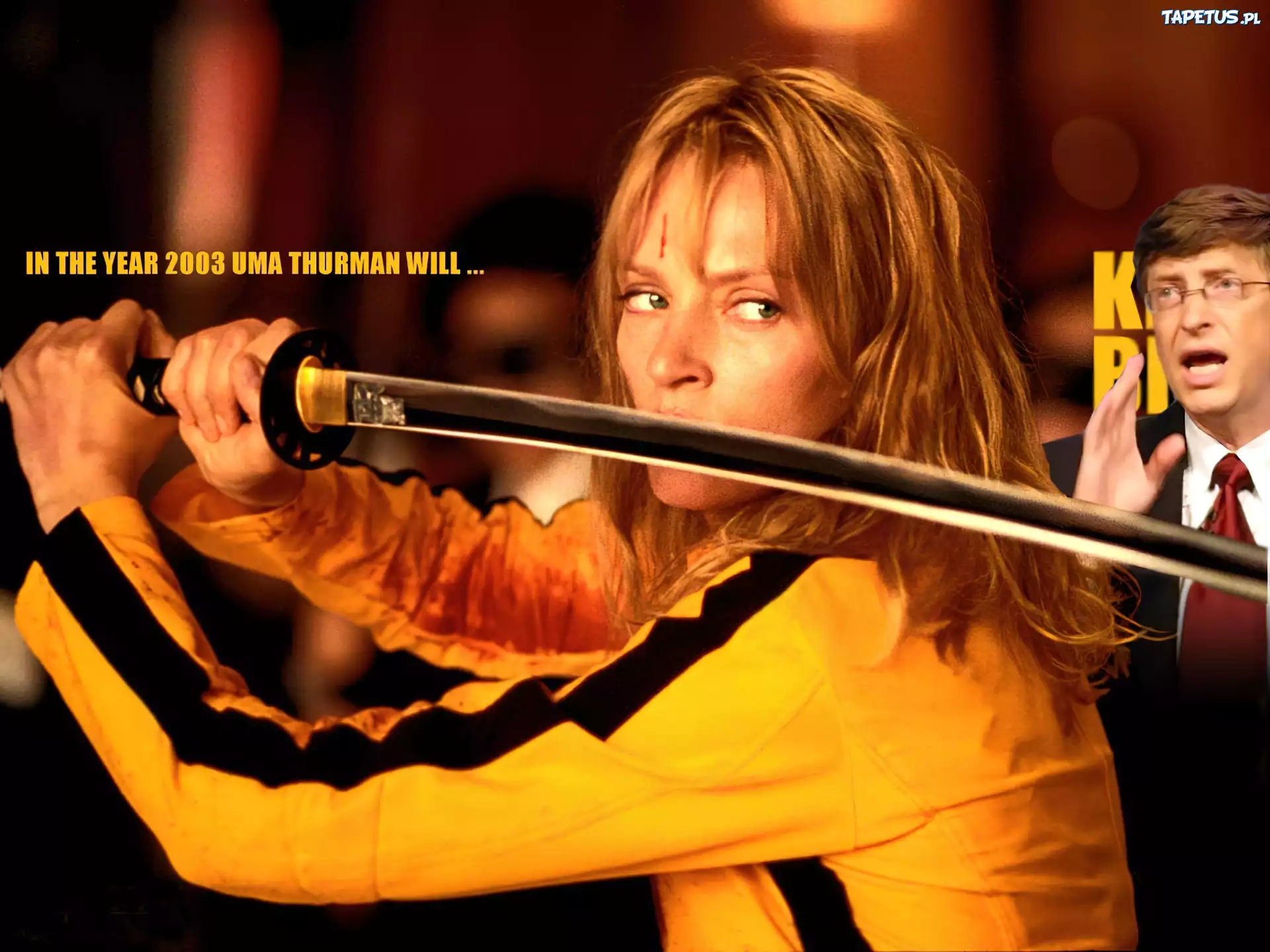 Uma Thurman, Miecz