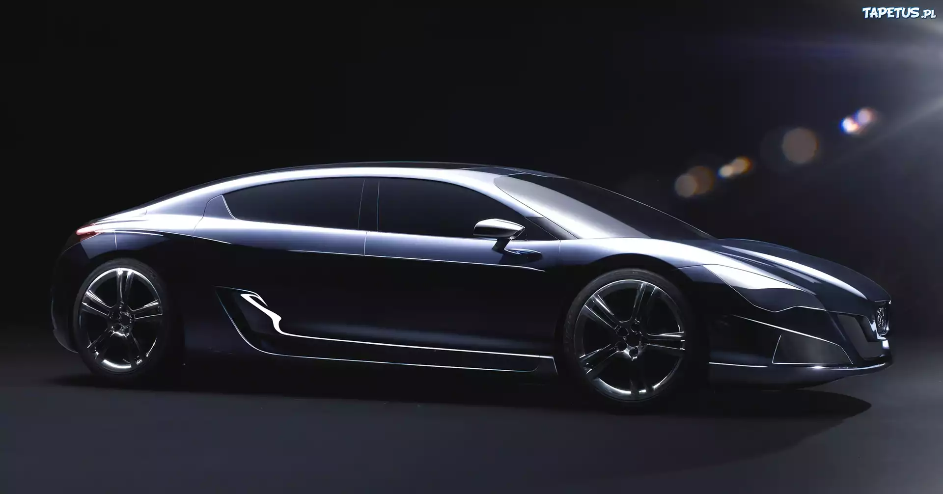 Prototyp, peugeot, prawy, profil
