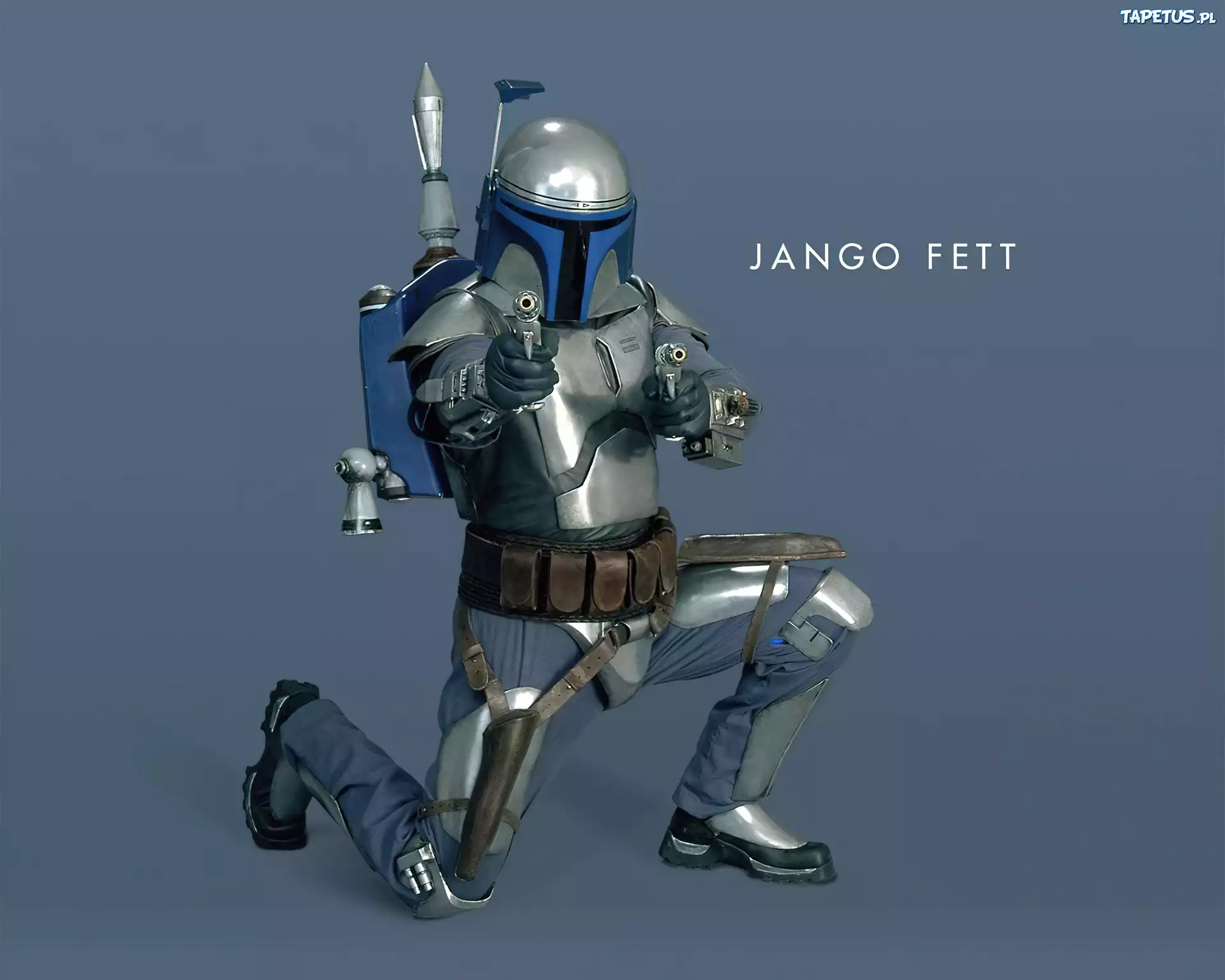 Star Wars, Jango Fett, broń, ochraniacze