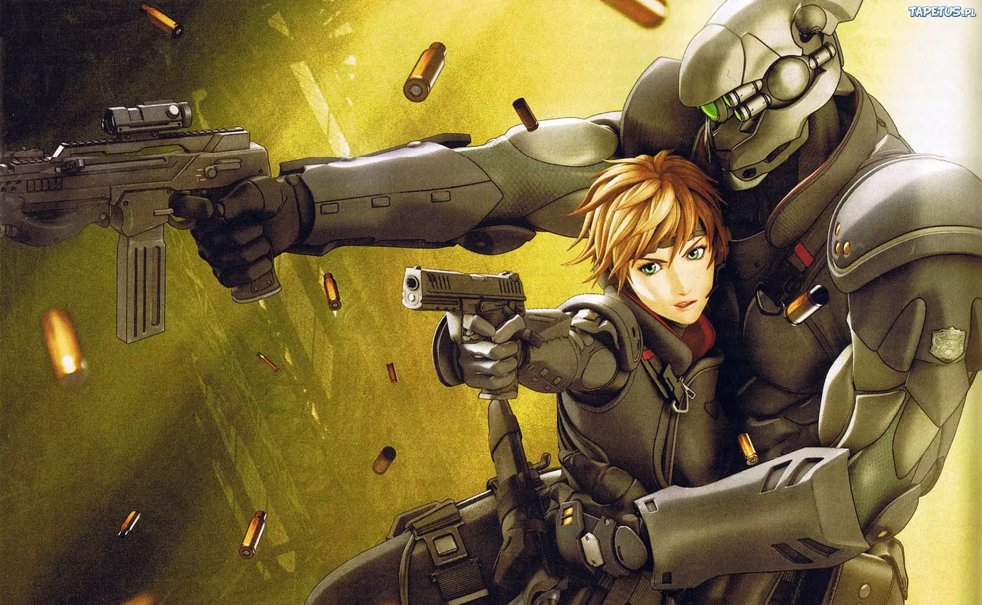 Appleseed, Robot, Pistolet, Łuski