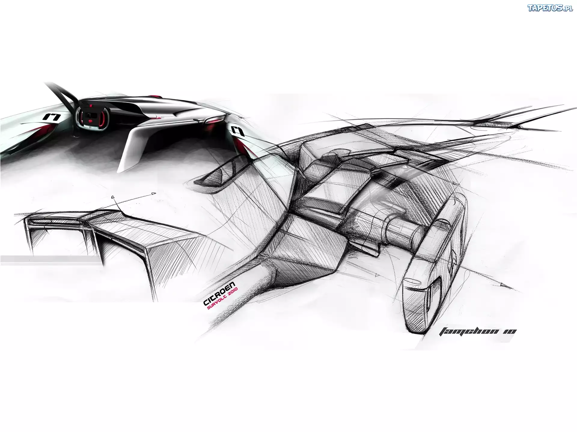 Citroen Survolt, Szkic