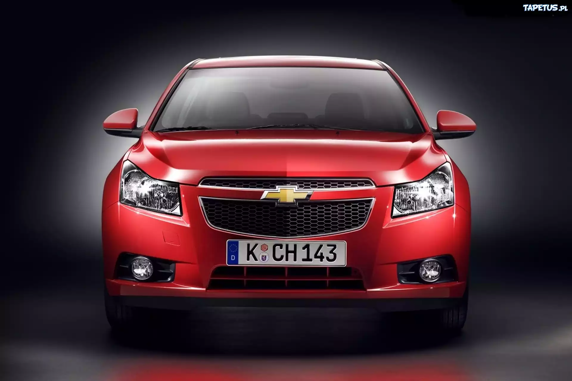 Przód, Chevrolet Cruze, Rejestracja