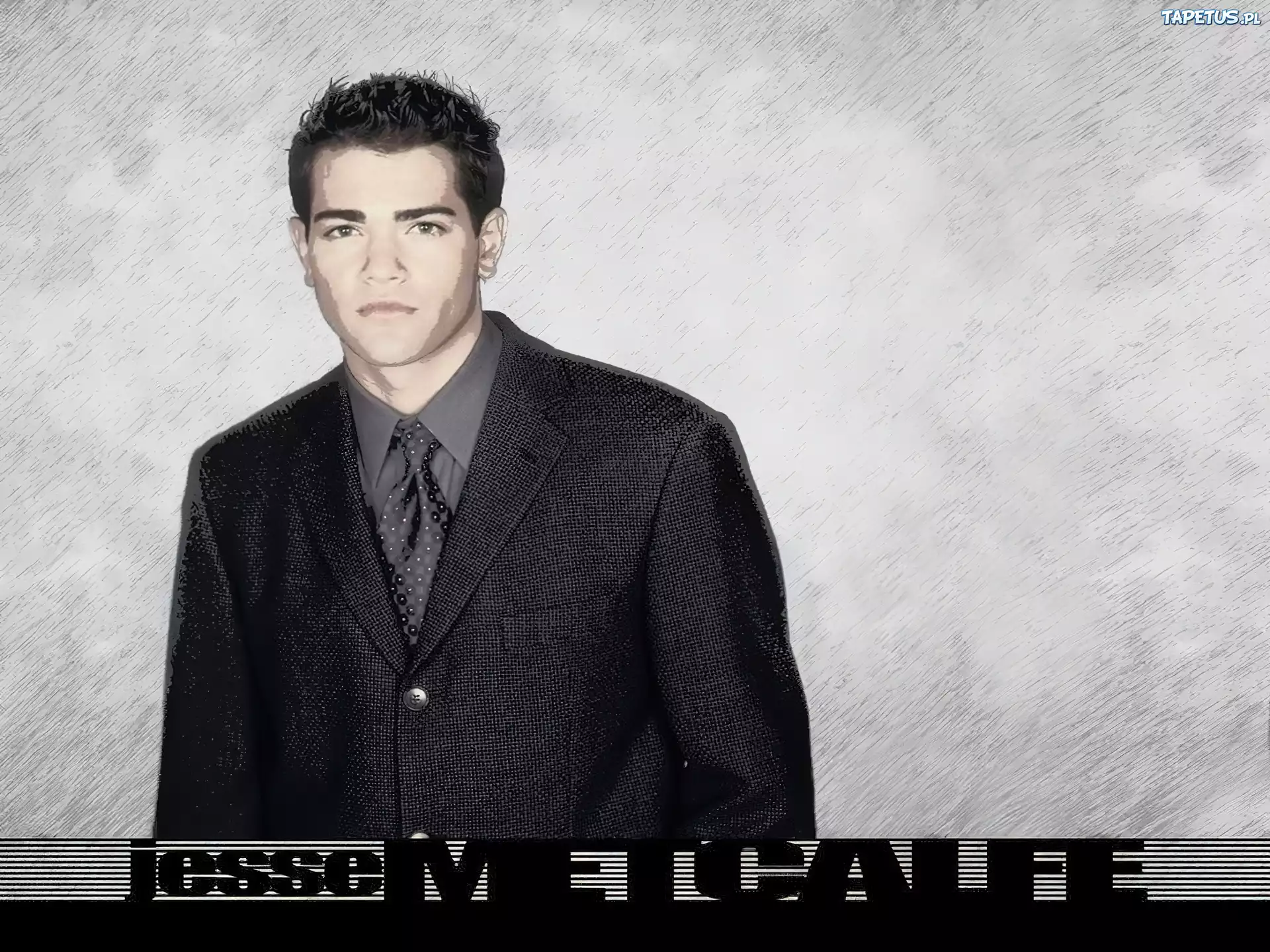 Jesse Metcalfe,czarna marynarka