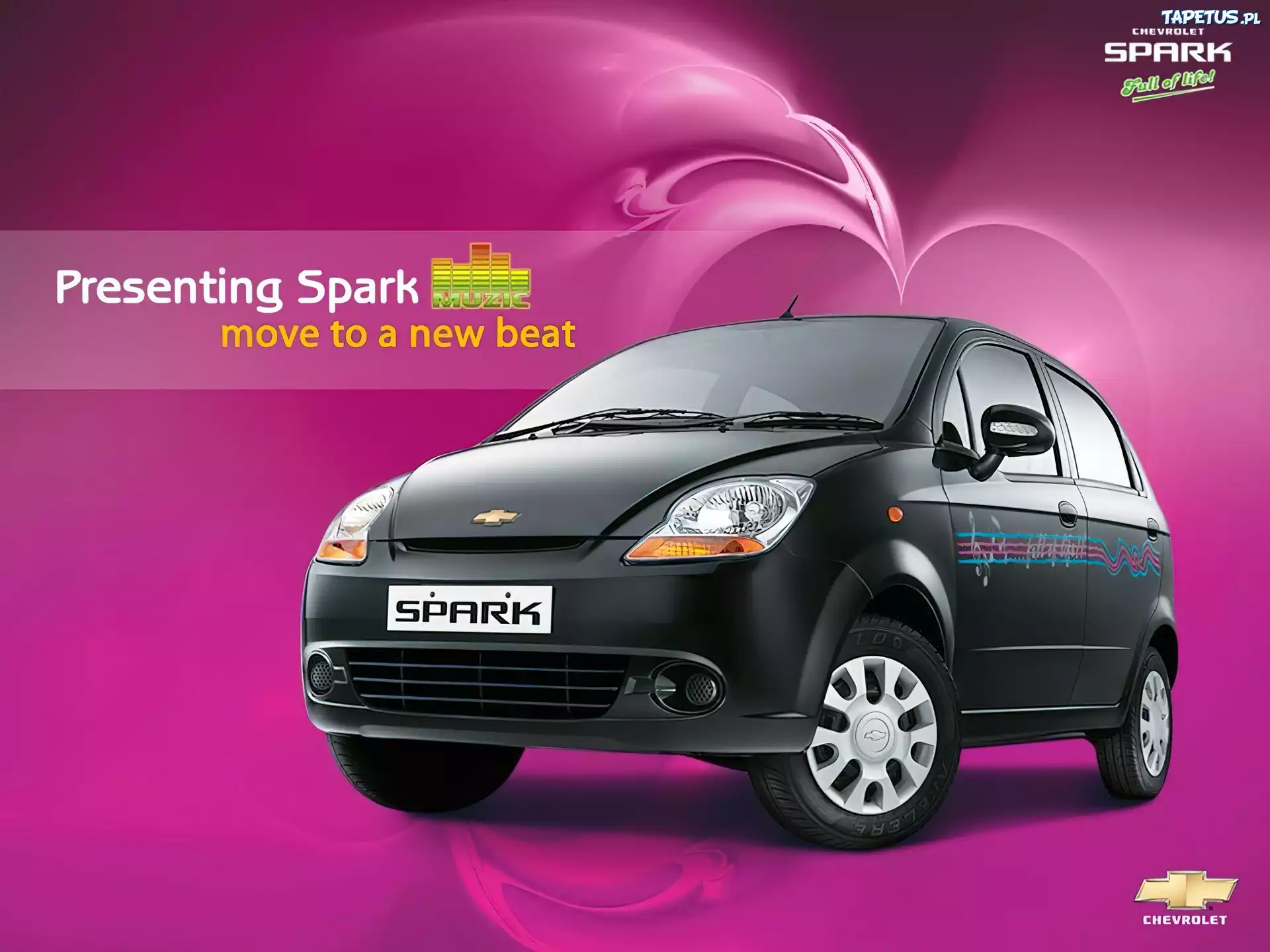 Chevrolet Spark, Muzic
