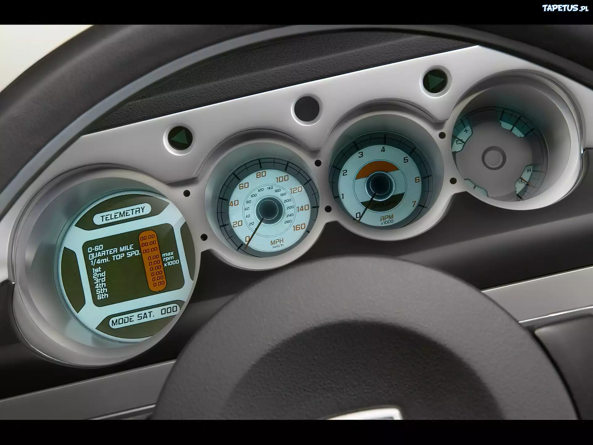 Dodge Challenger, Concept, Zegary
