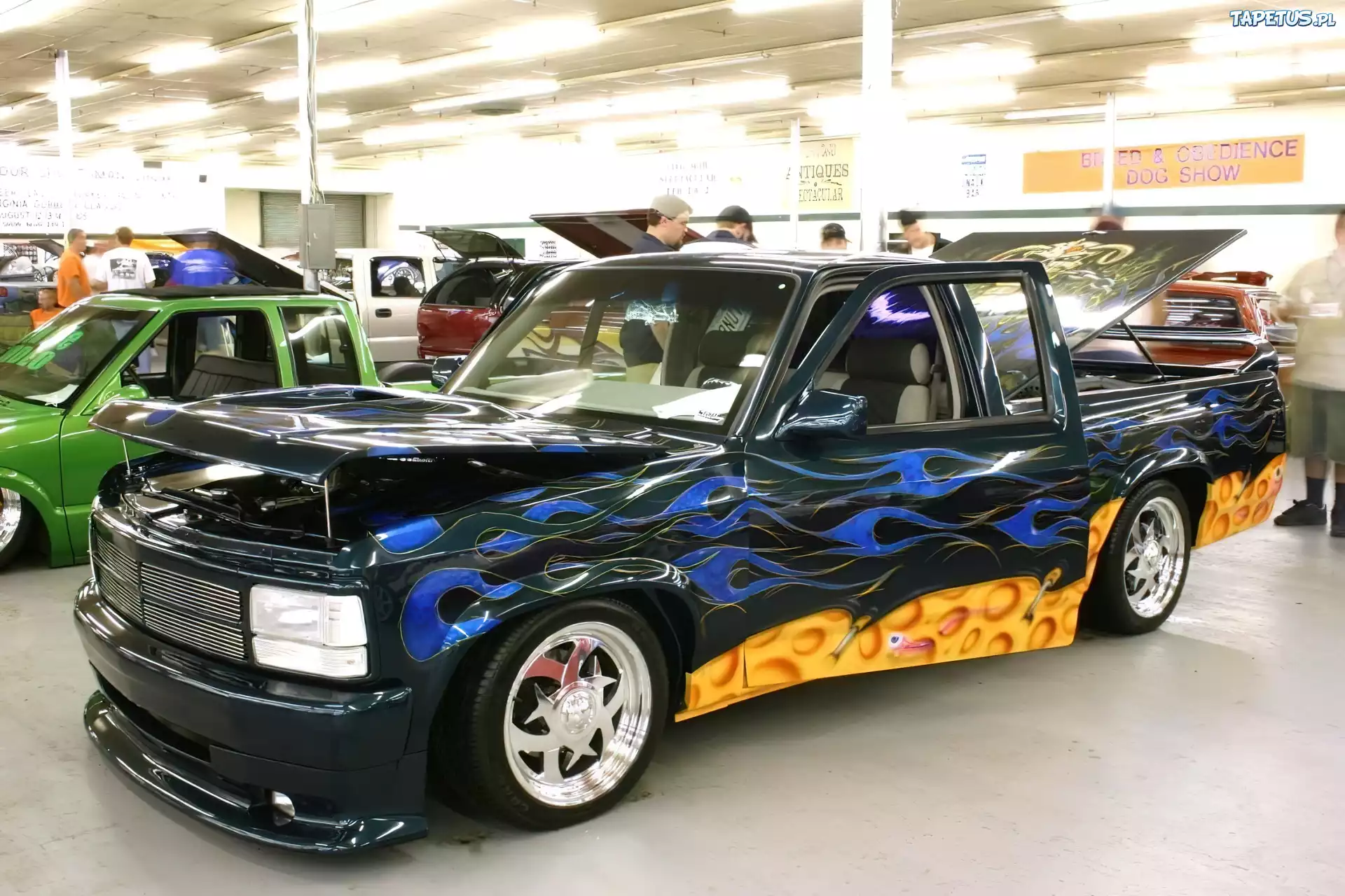 Dodge Dakota, Płomienie, Airbrush