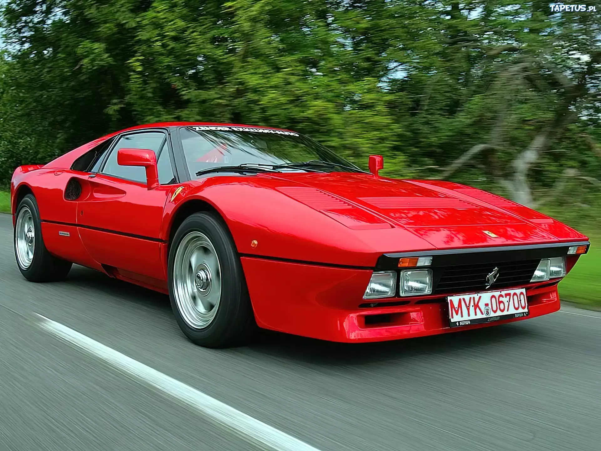 Ferrari 288 GTO, Droga, Prowadzenie