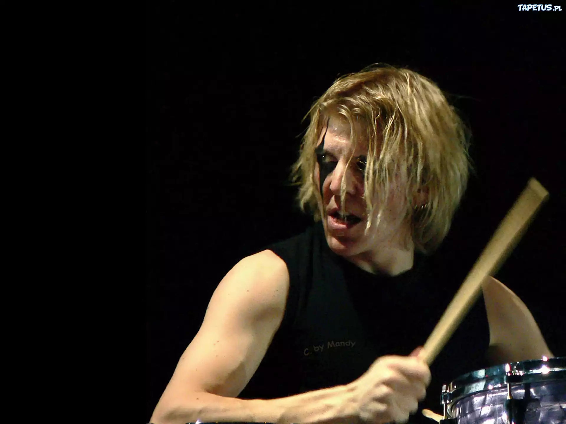 Apocalyptica,pałeczka , twarz