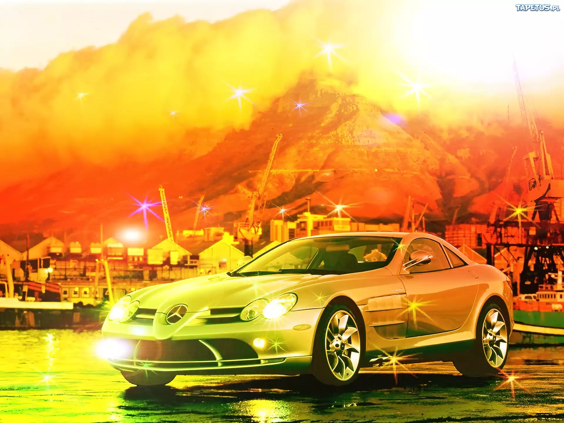 Srebrny, Mercedes SLR