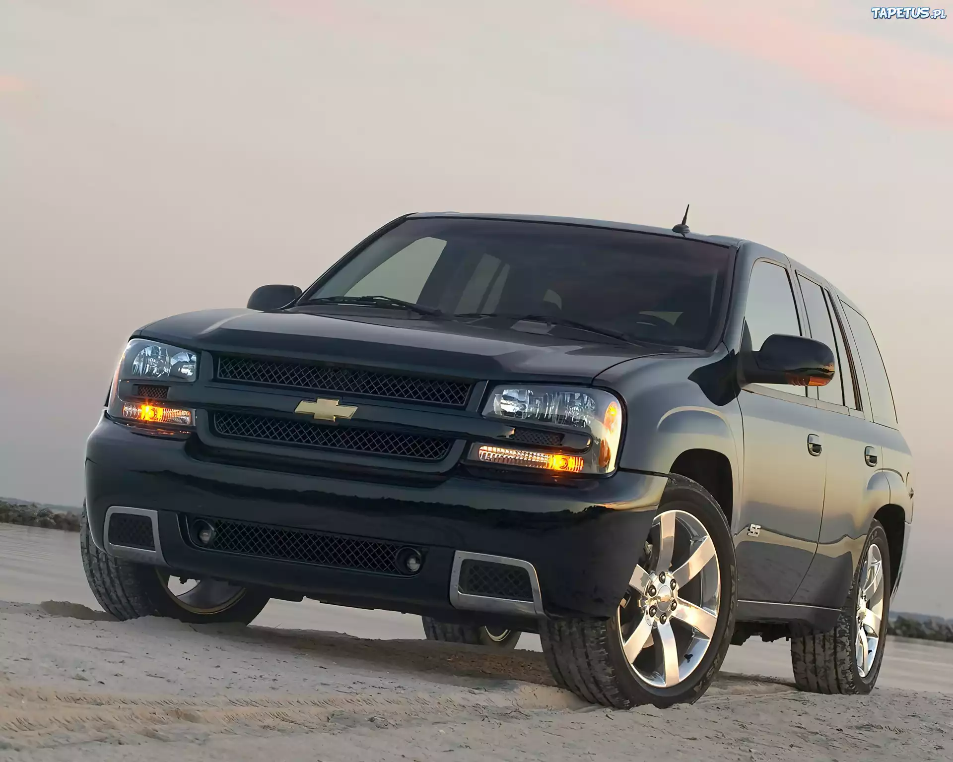 Przód, Chevrolet Trialblazer, Plaża