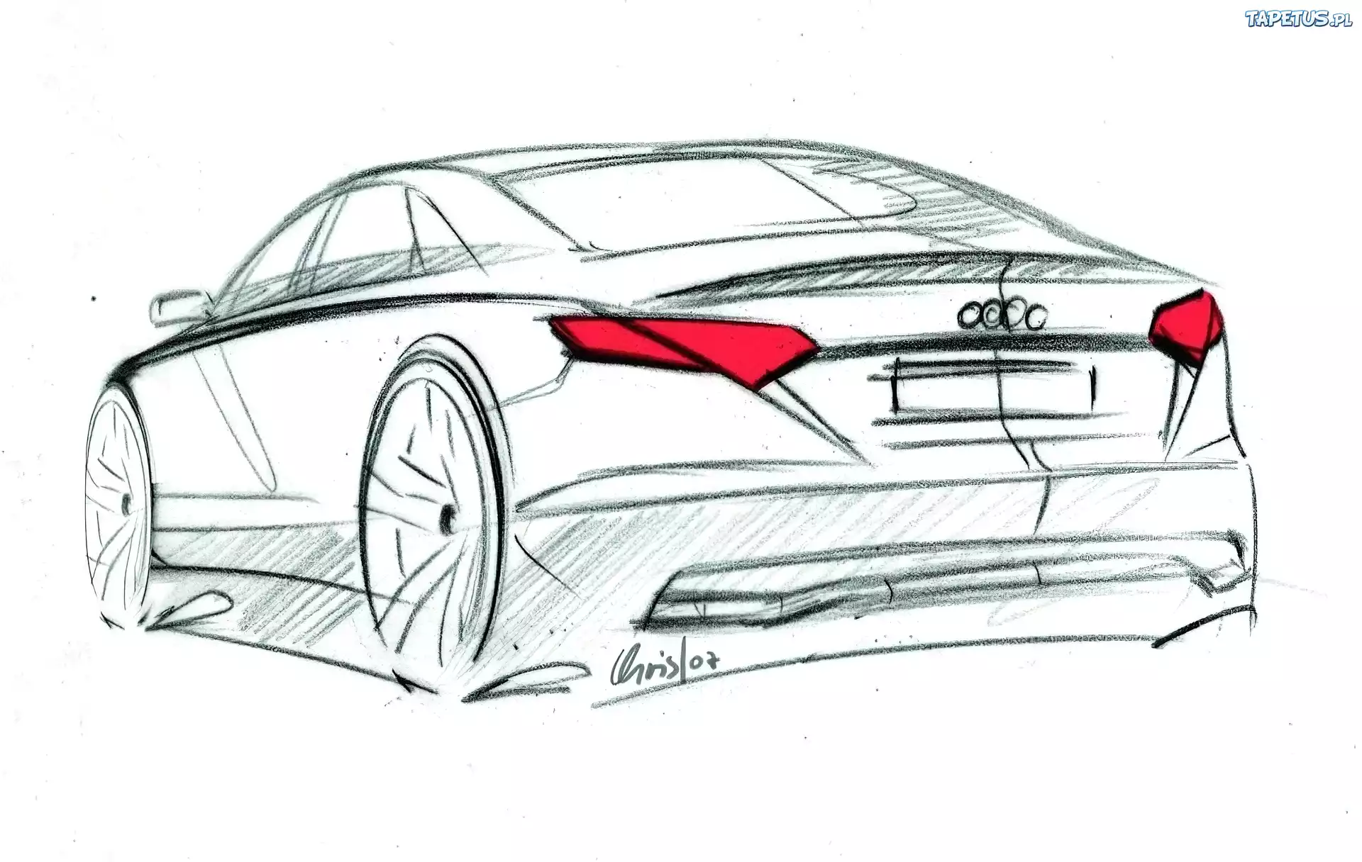 Audi A7, Szkic
