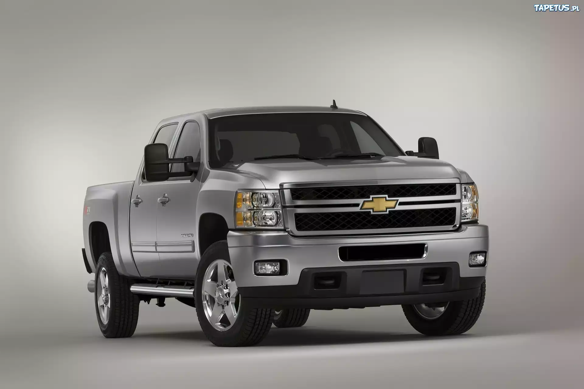 Przód, Chevrolet Silverado, Potężna, Atrapa