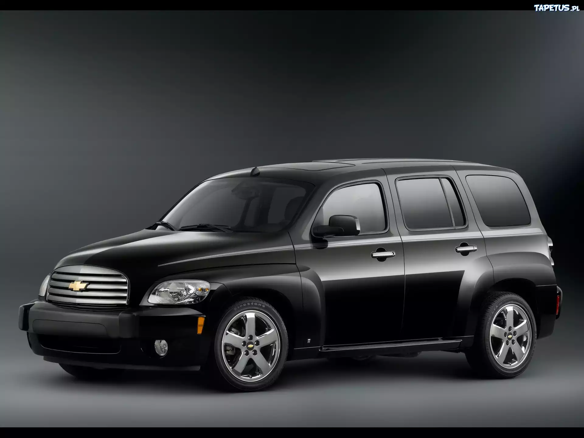 Czarny, Chevrolet HHR, Atrapa