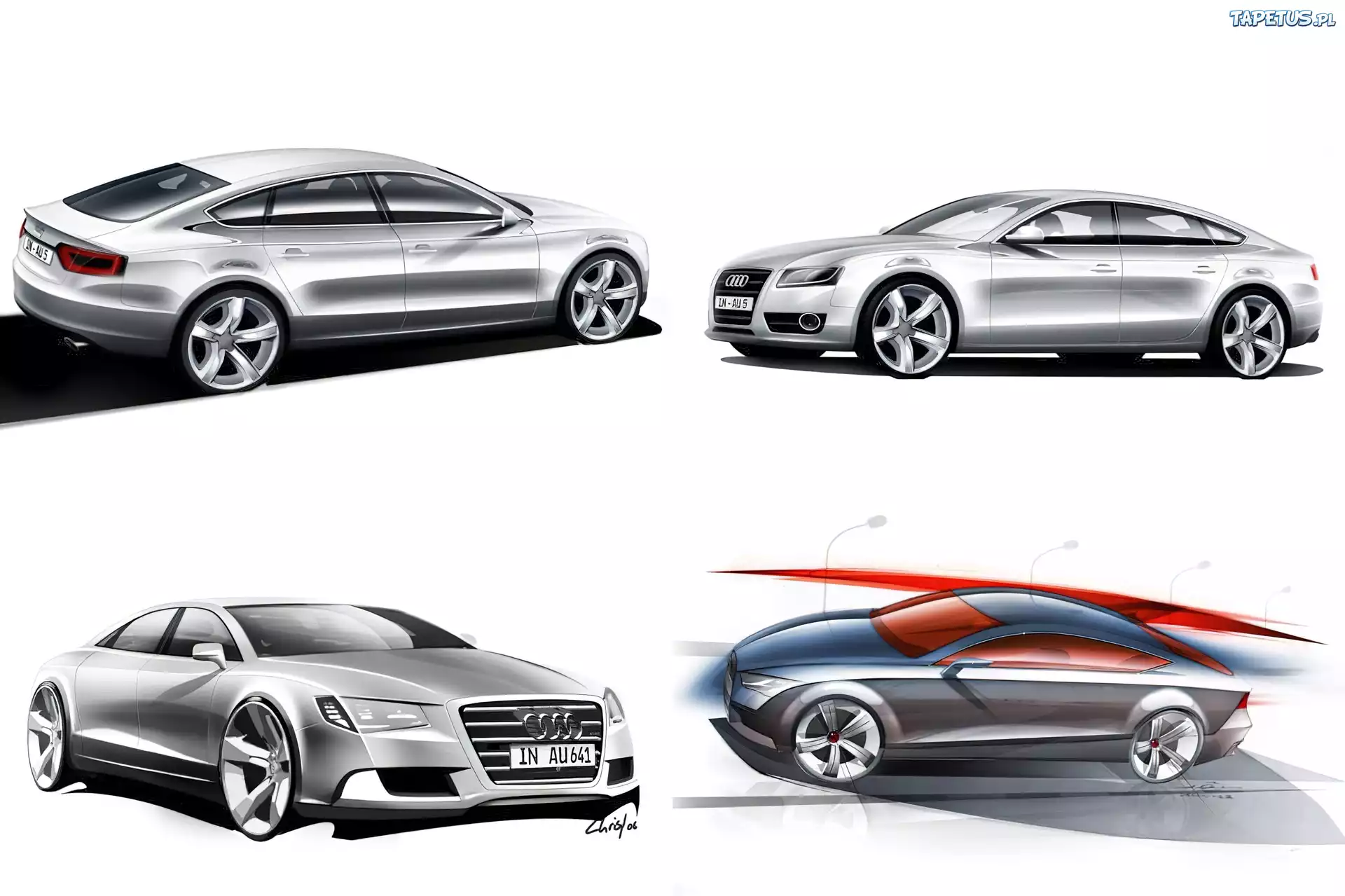 Audi A7, Szkic, Prototyp
