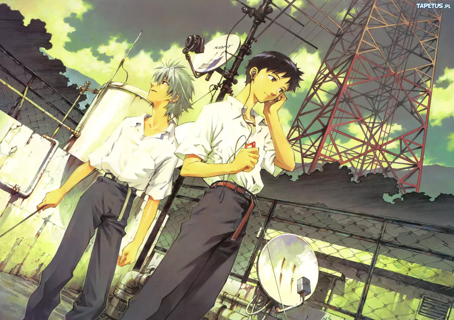 Neon Genesis Evangelion, Wieża, Antena