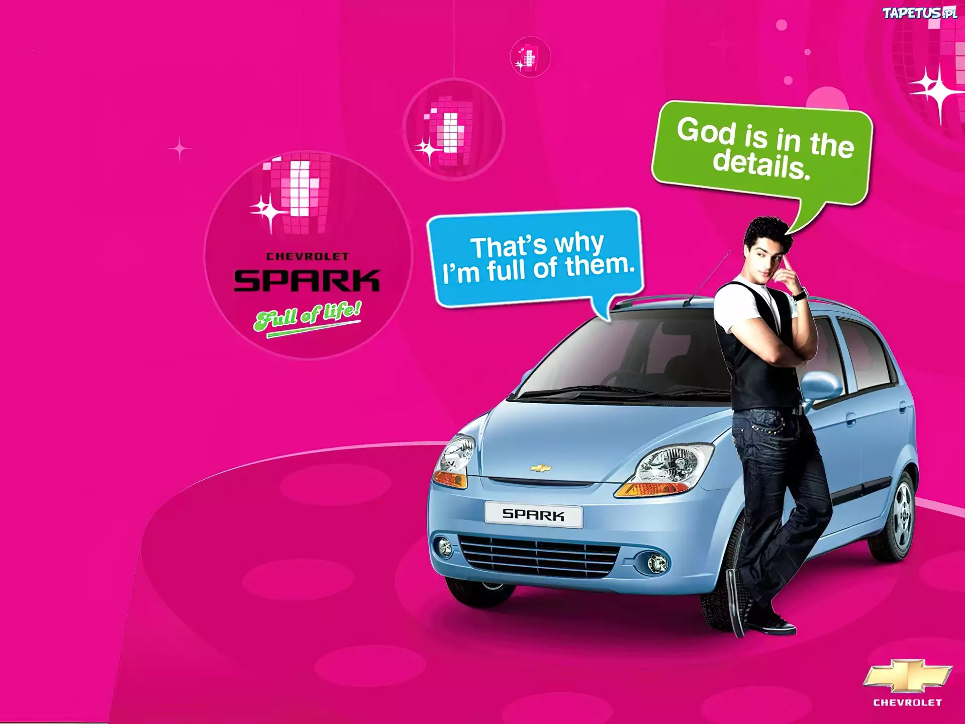 Chevrolet Spark, Reklamówka