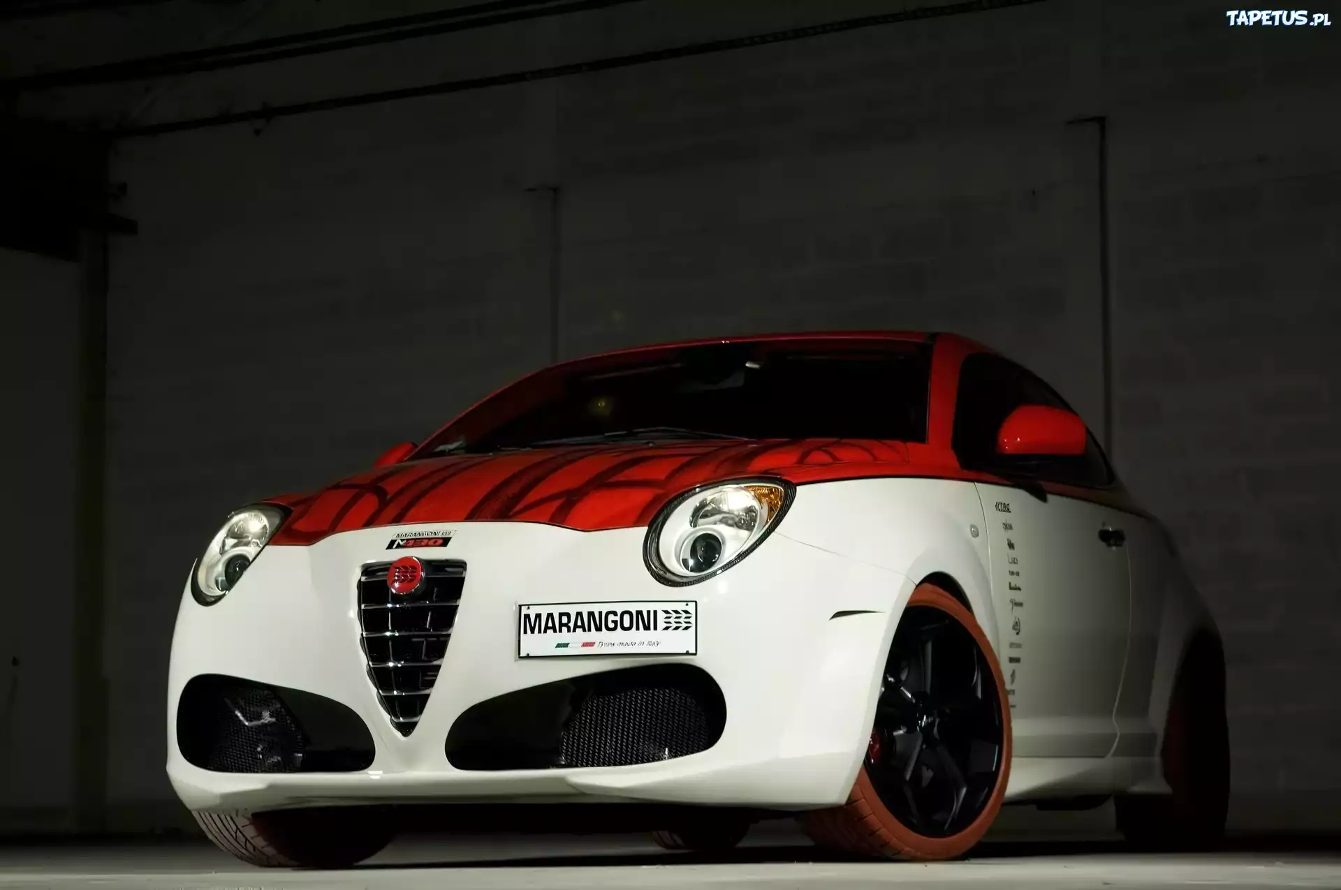 Alfa Romeo MiTo, Pomarańczowe, Opony