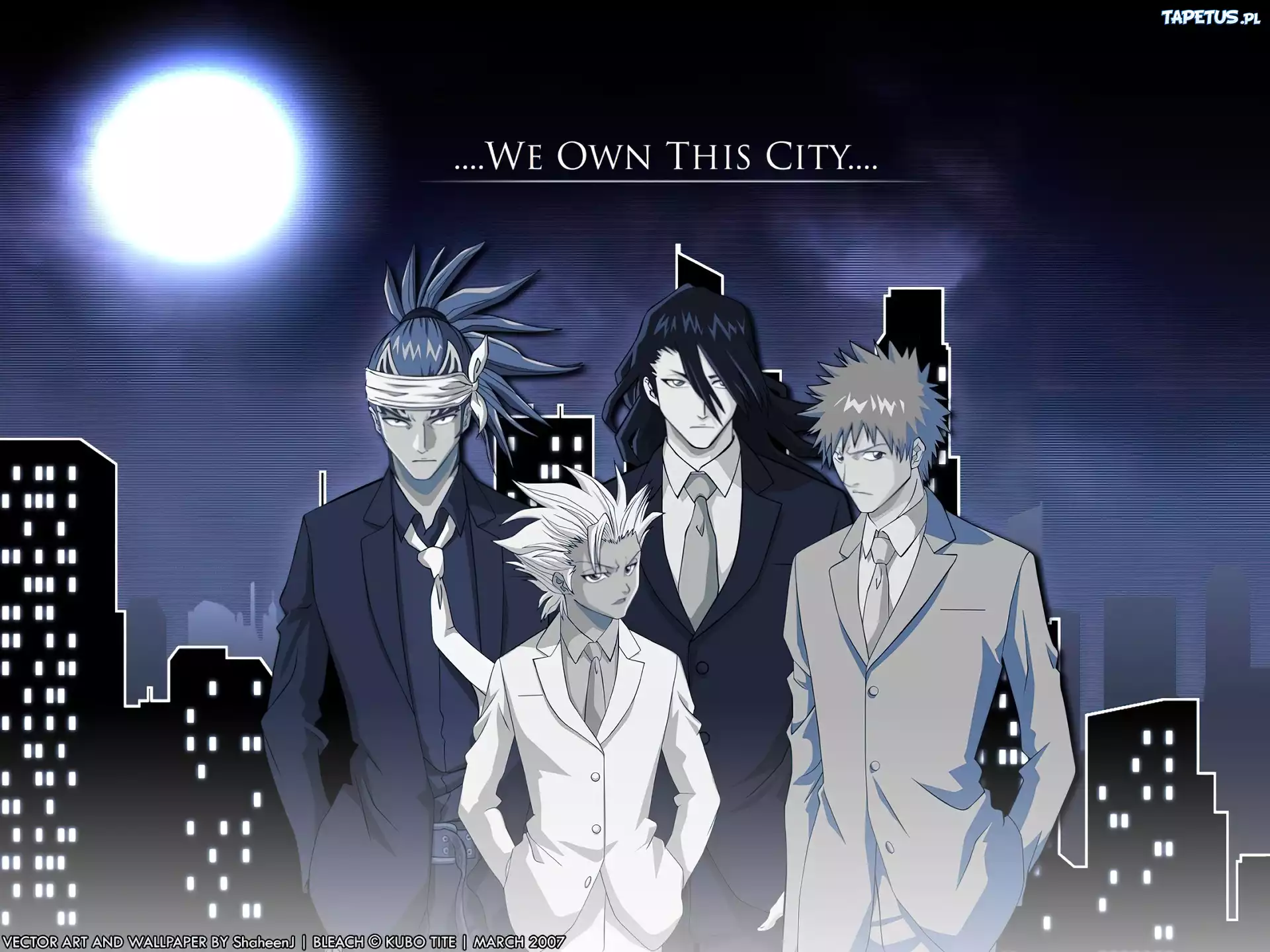Bohaterowie, Bleach, Miasto, Nocą