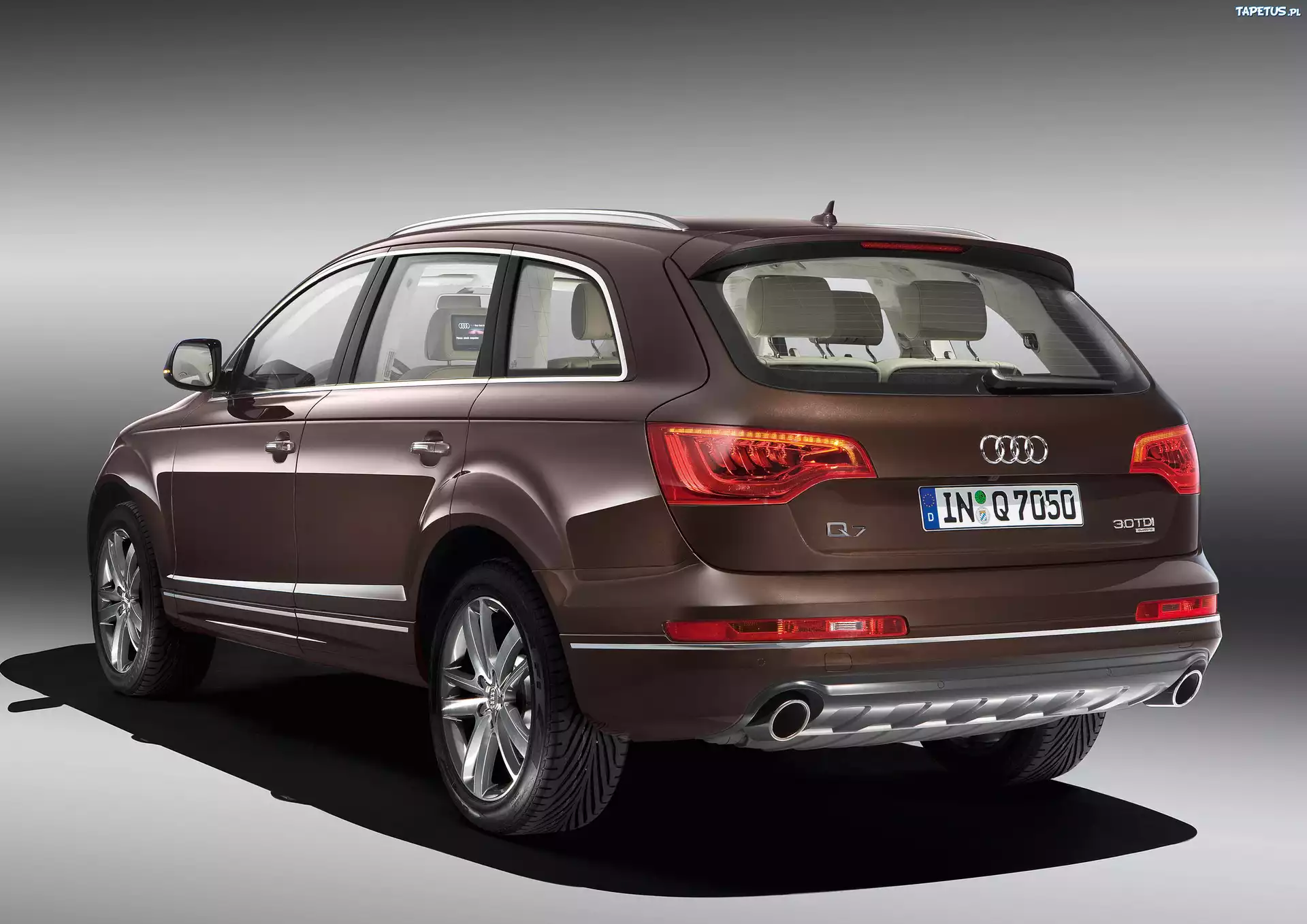 Audi Q7, Dyfuzor, Tył