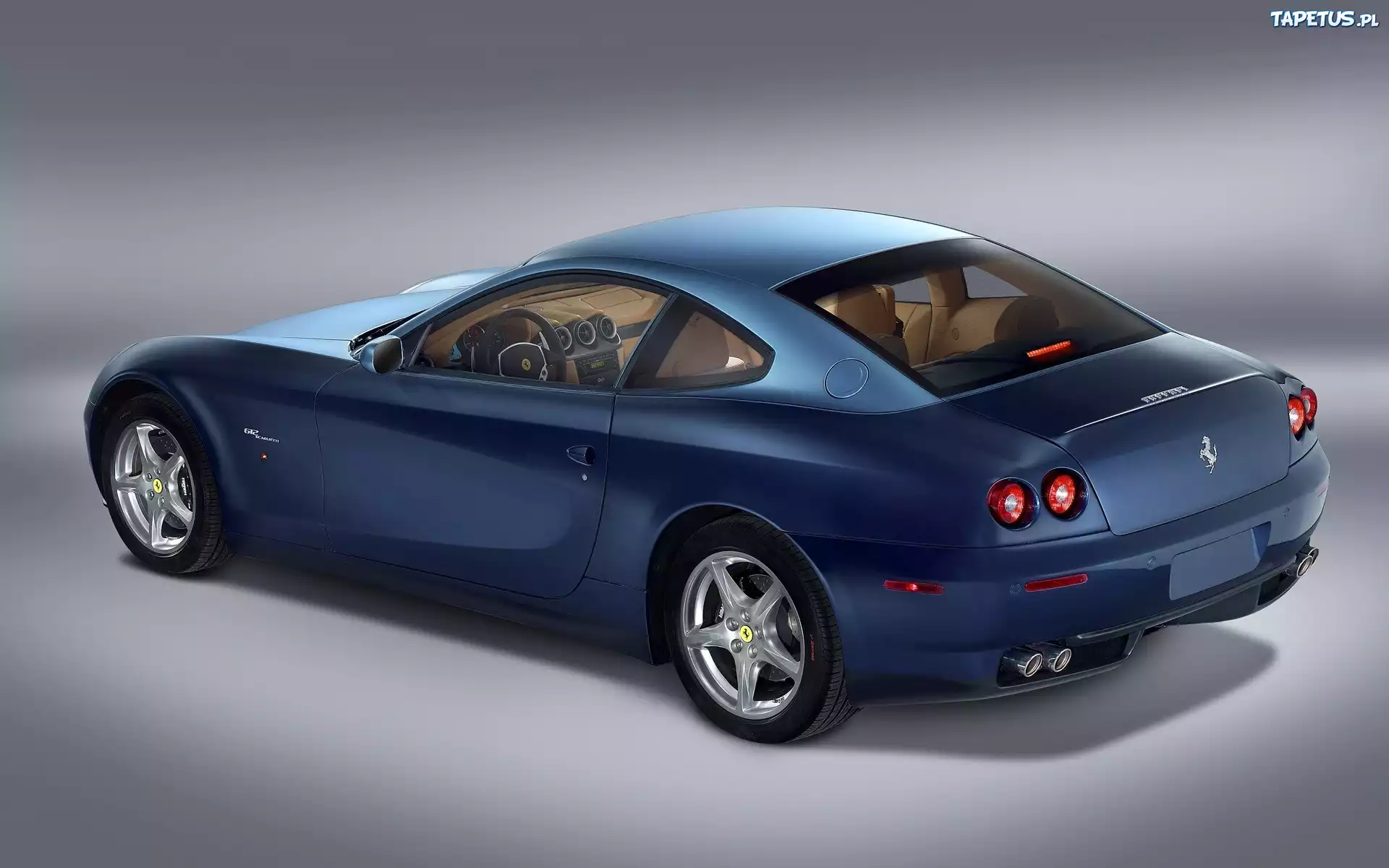 Niebieskie, Ferrari 612 Scaglietti, Klapa, Bagażnika