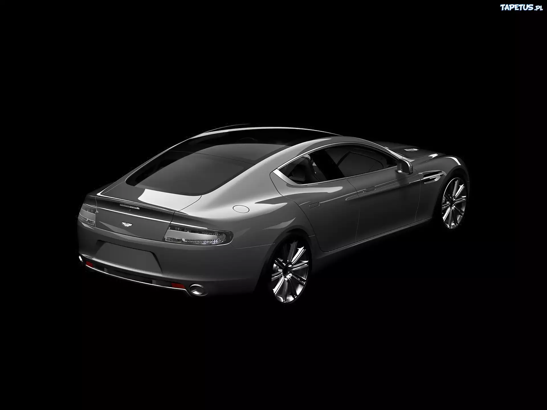 Tył, Aston Martin Rapide, Grafika